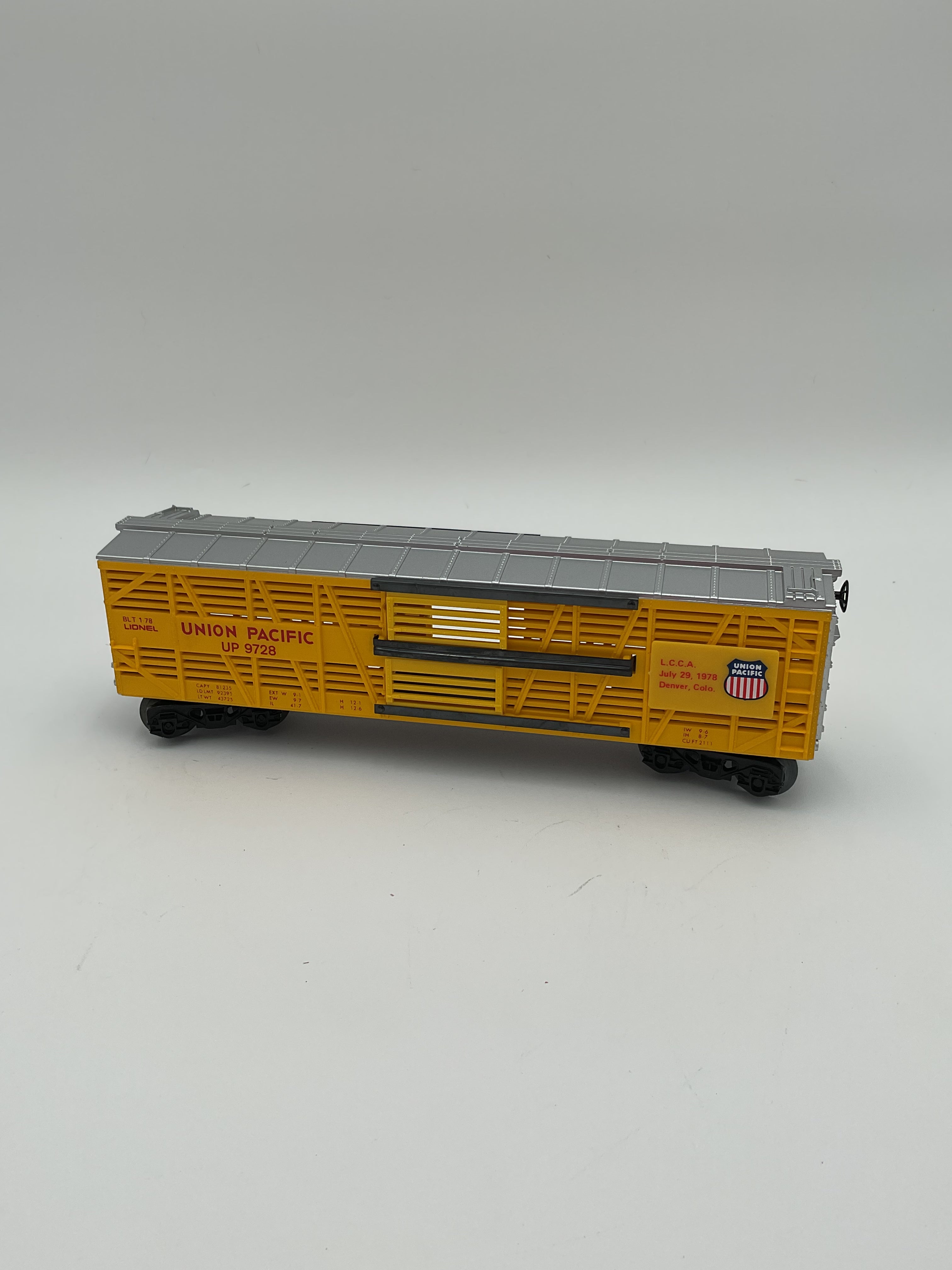 Lionel O 9728 LCAA Convention Car