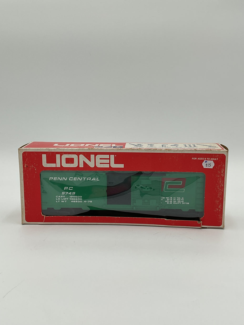 Lionel O 9749 Penn Central Box Car