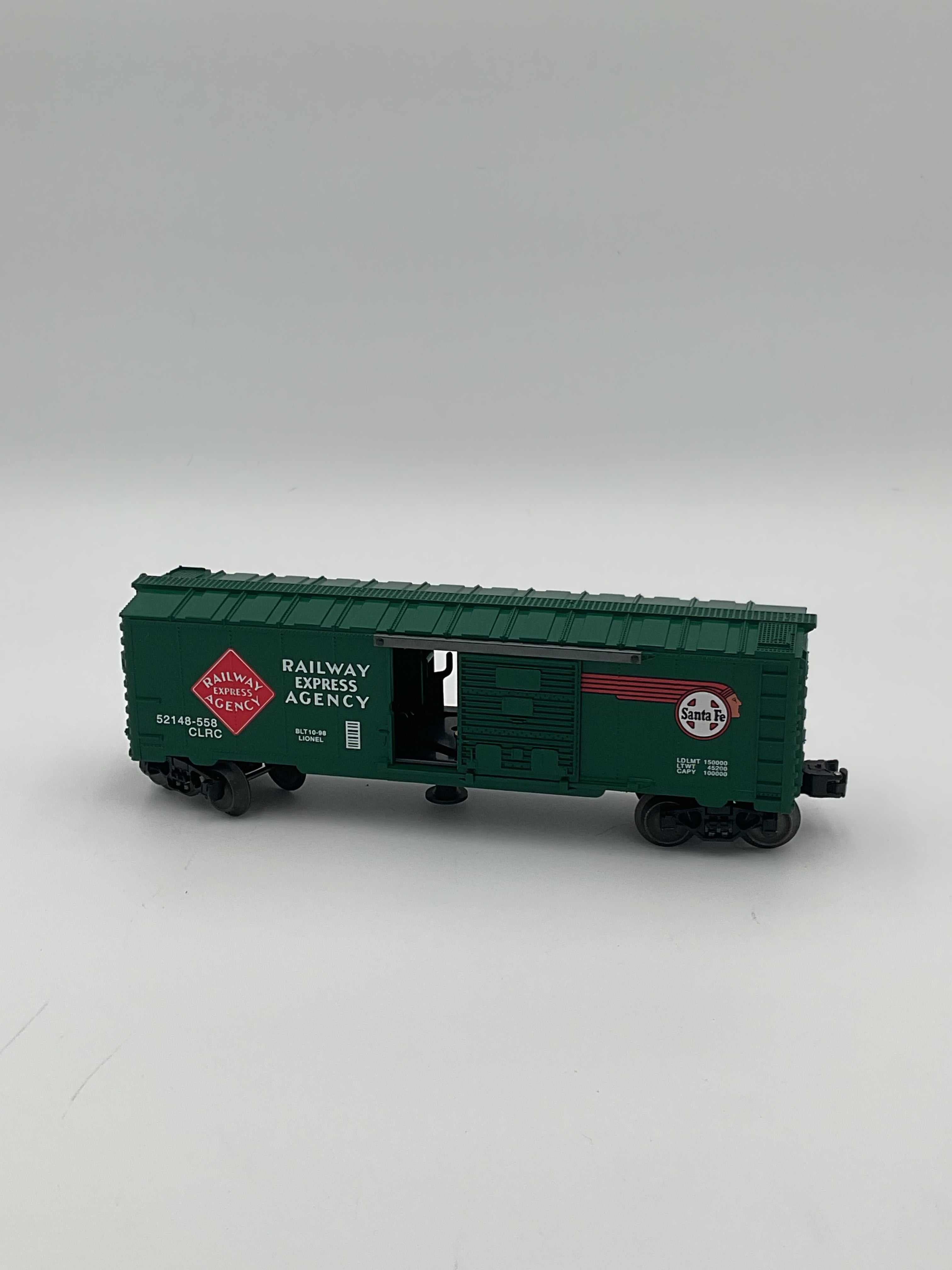 Lionel O 52148 Chicagoland Lionel Railroad Club 1999 CLRC REA-Santa Fe -HAC Action Car