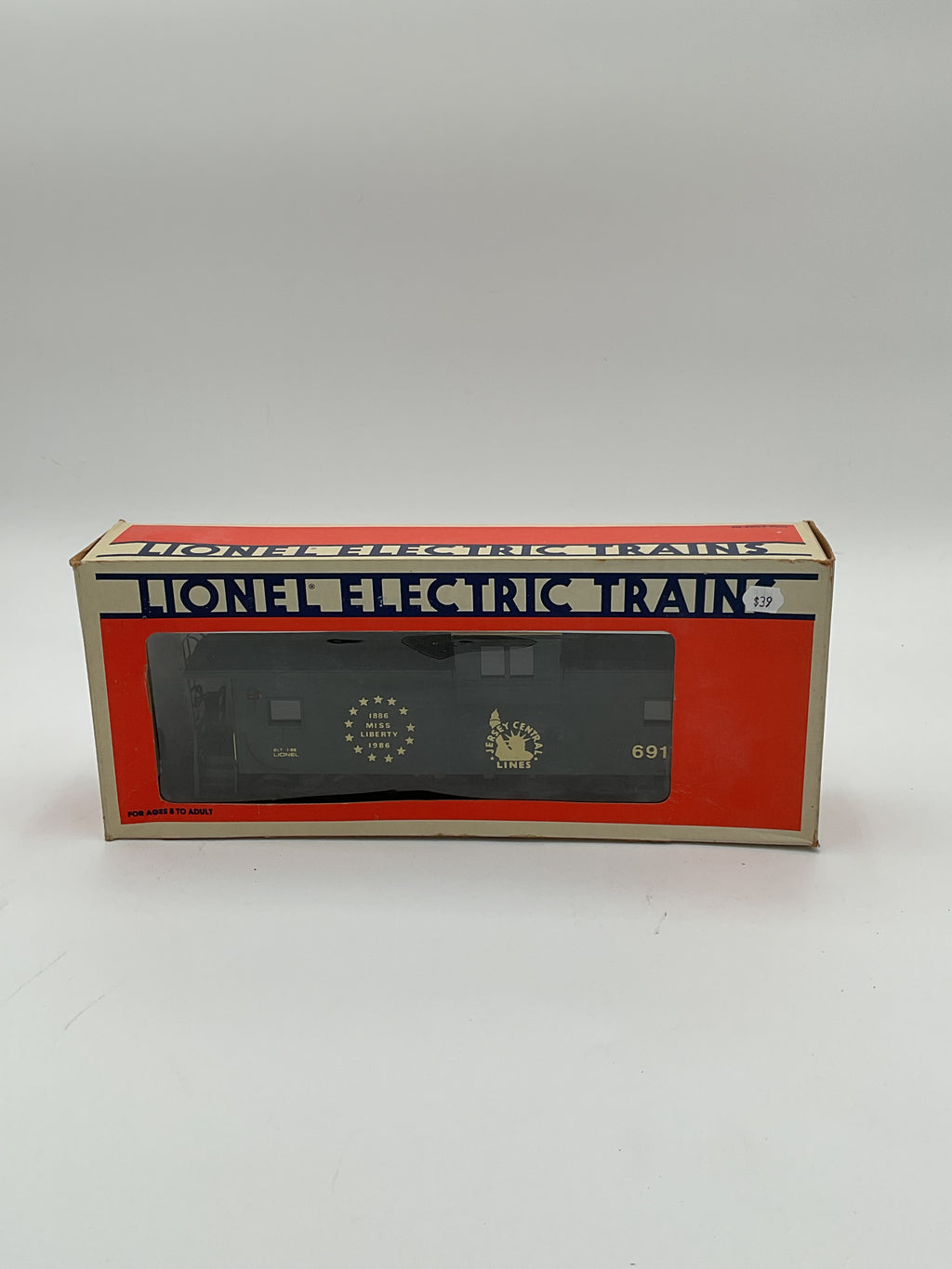 Lionel O 6917 Jersey Central Extended Vision Caboose