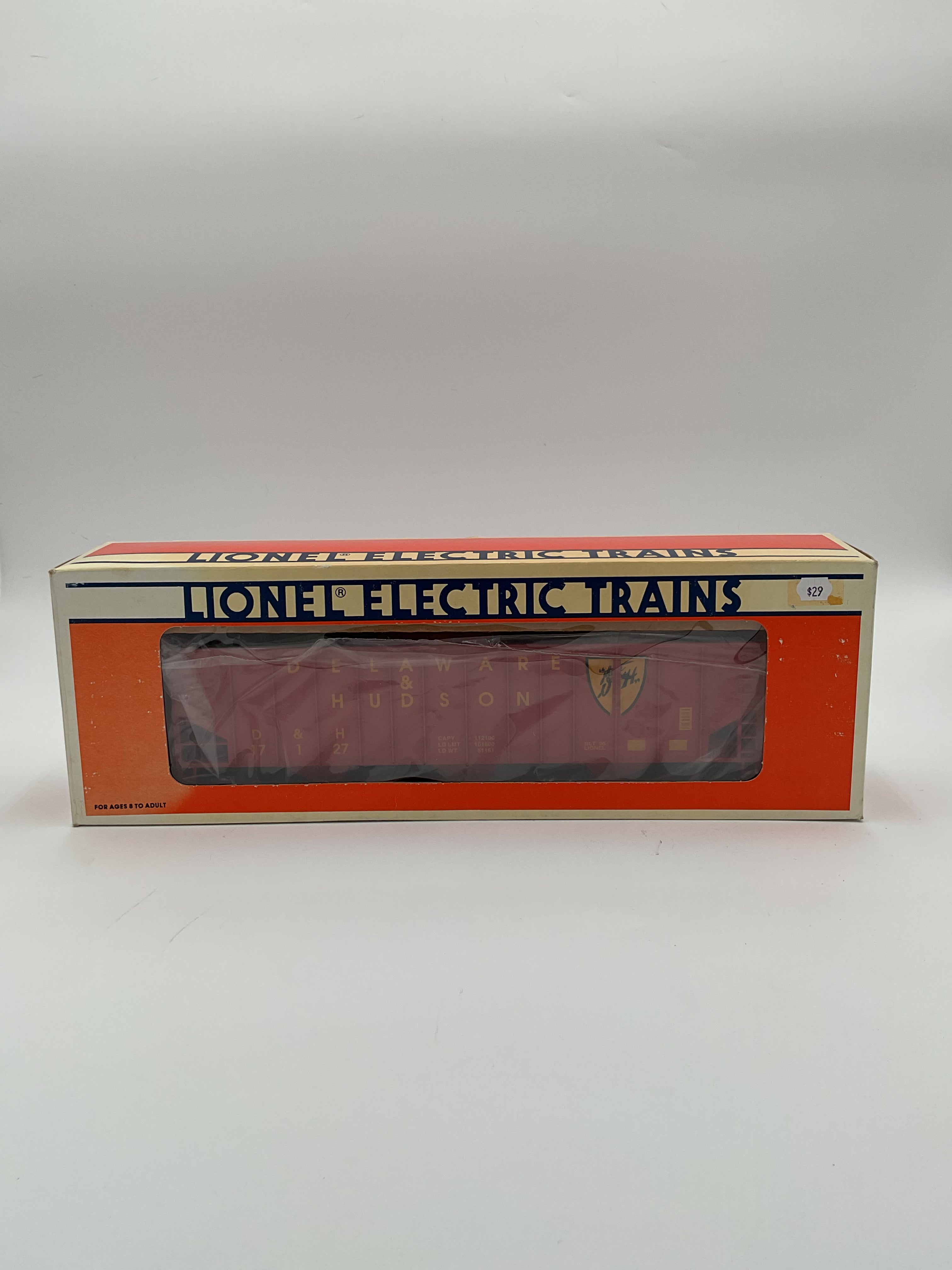 Lionel O 17127 Delaware & Hudson Standard O Three - Bay Hopper