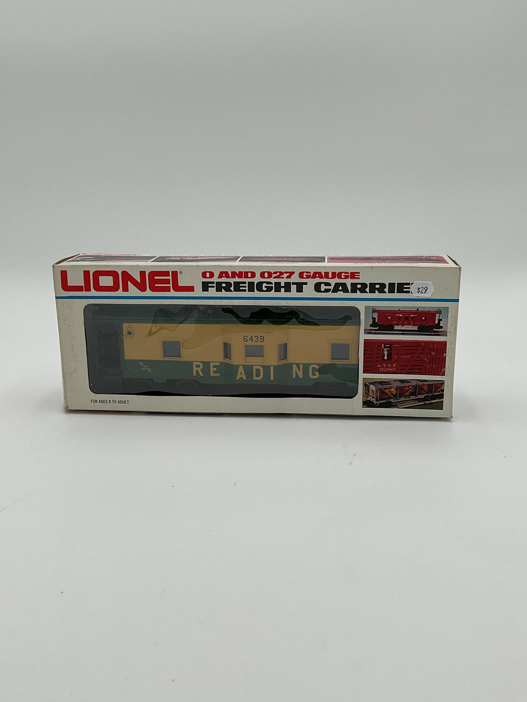 Lionel O 6439 Reading Bay Window Caboose