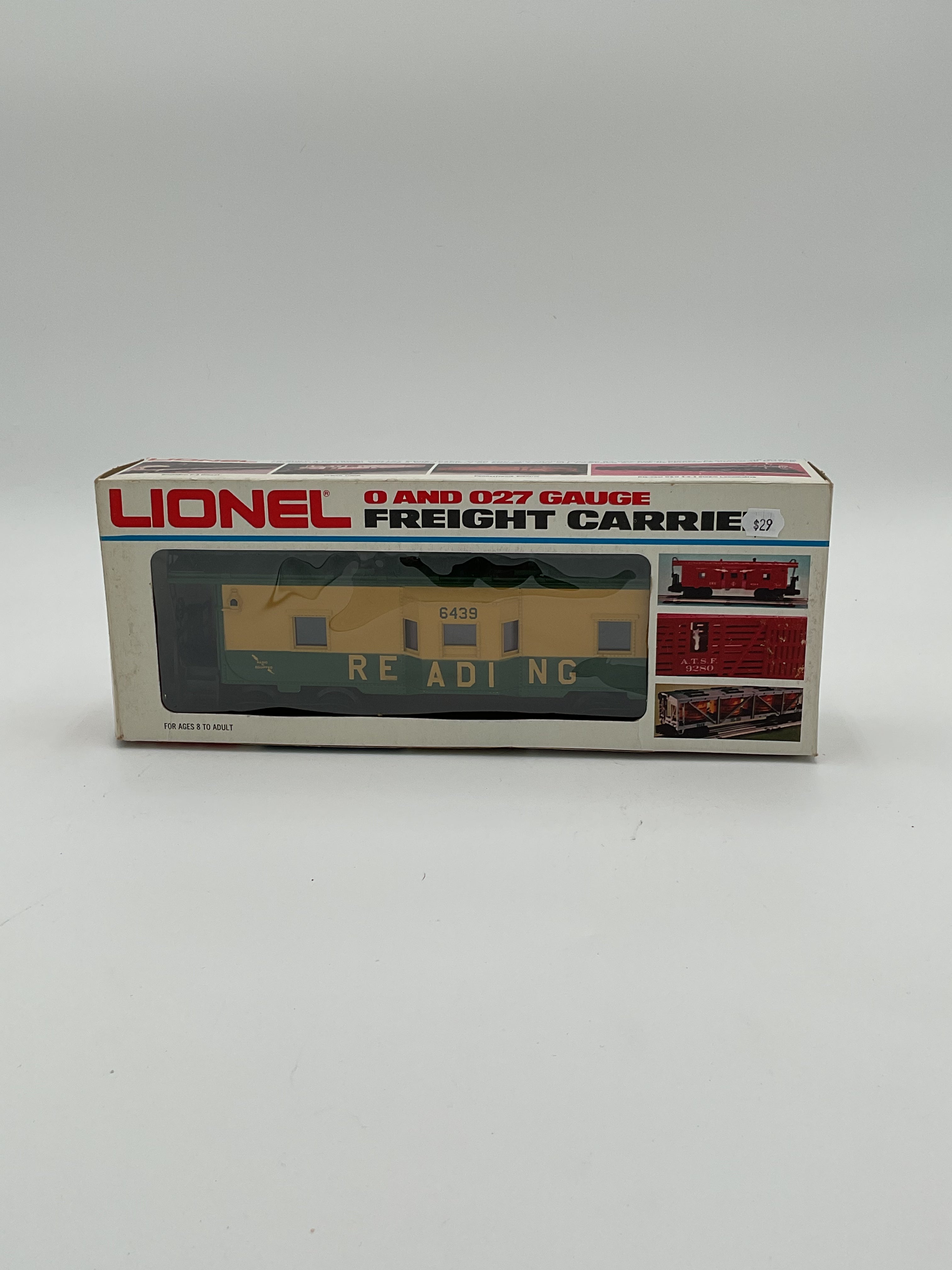 Lionel O 6439 Reading Bay Window Caboose