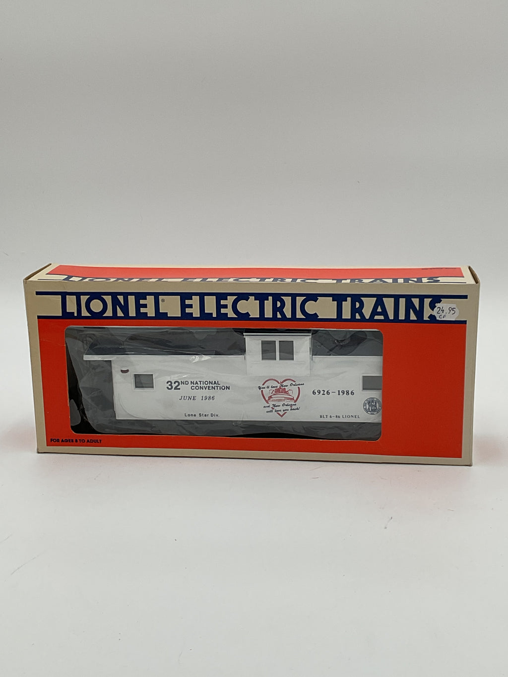Lionel O 6926 1986 T.C.A Convention Car