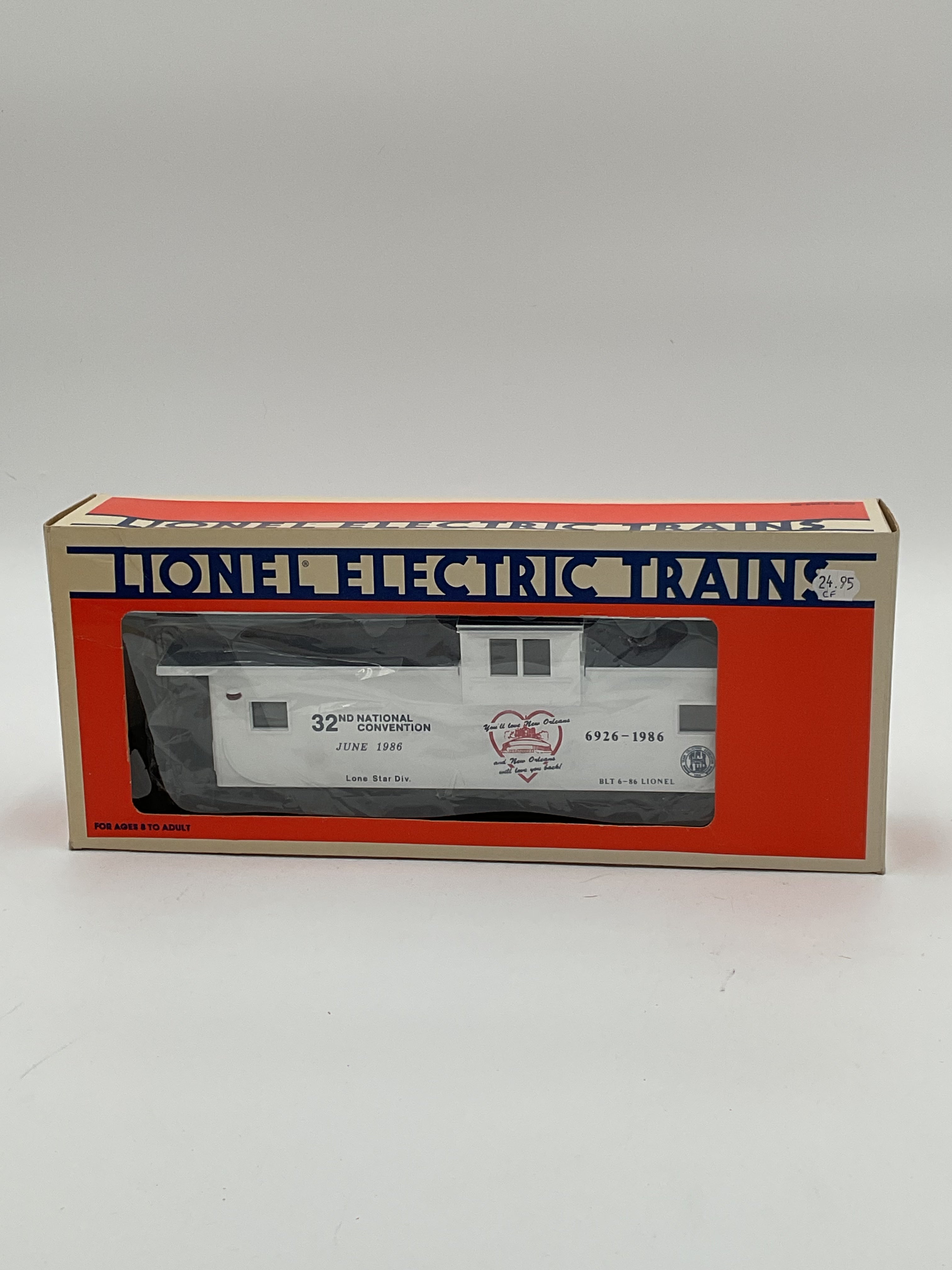 Lionel O 6926 1986 T.C.A Convention Car