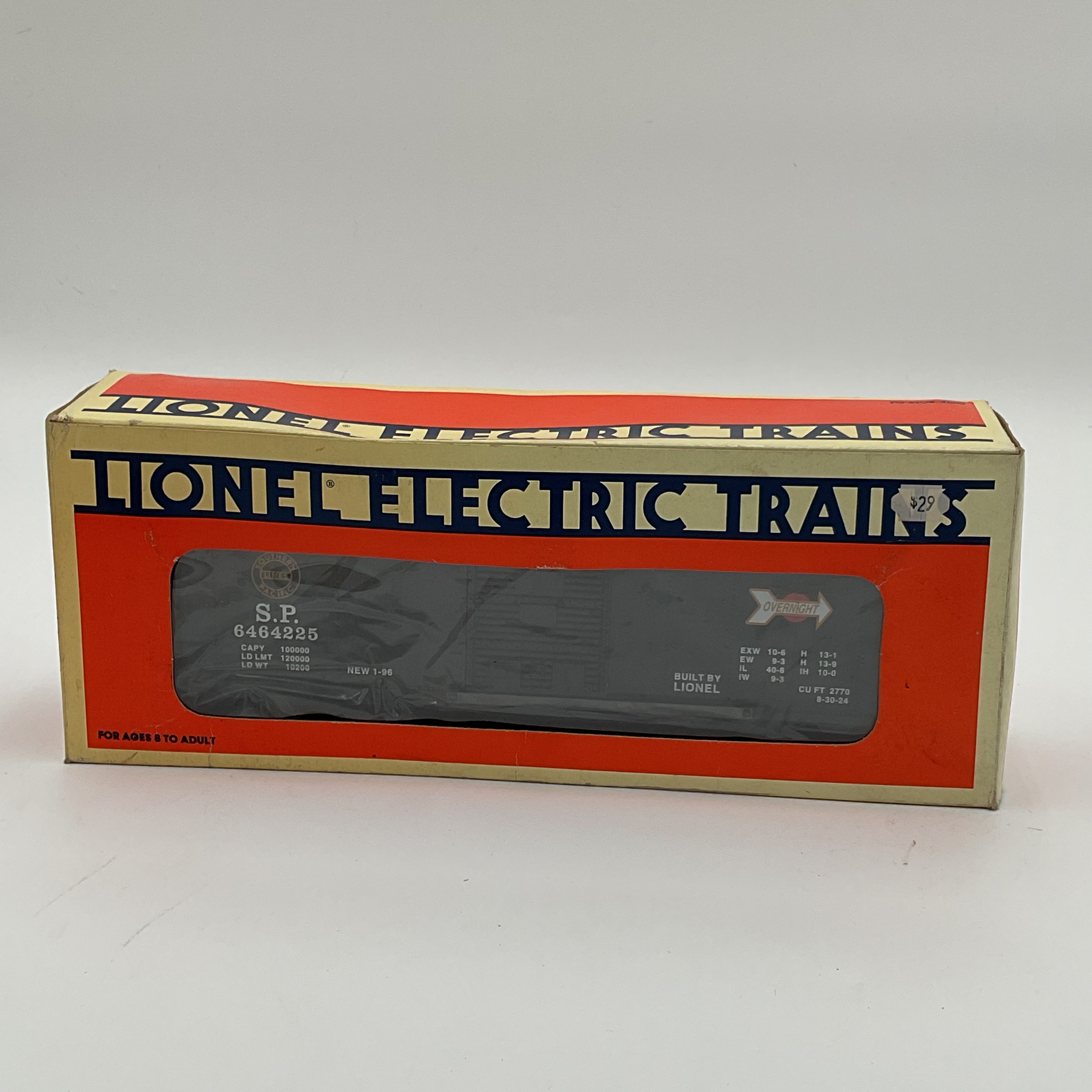 Lionel O 19274 Southern Pacific Boxcar
