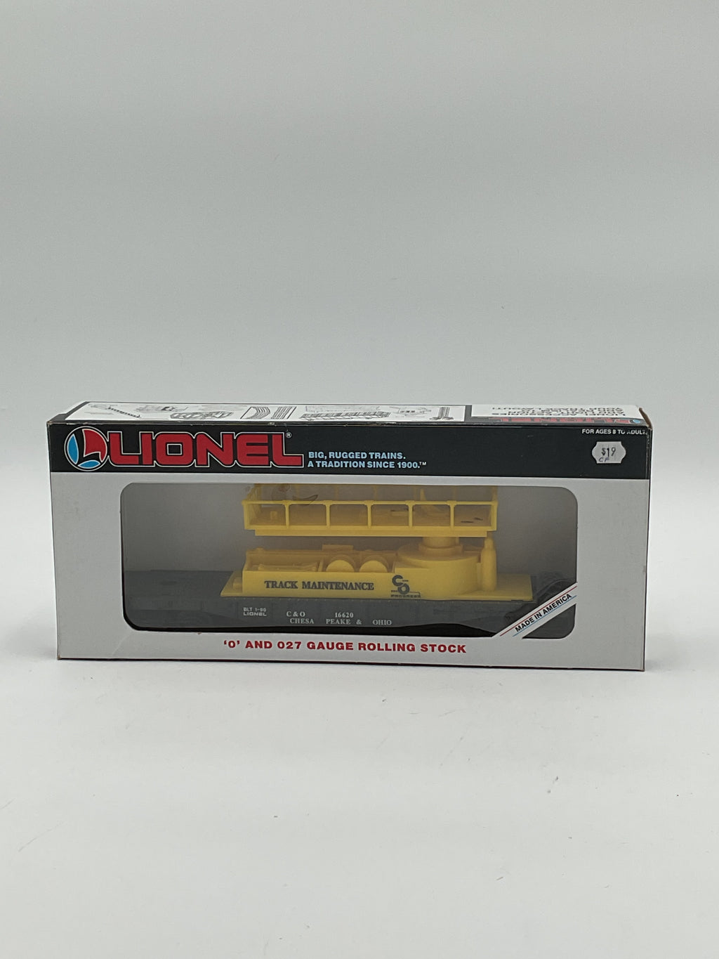 Lionel O 16620 Chesapeake & Ohio Track Maintenance Car