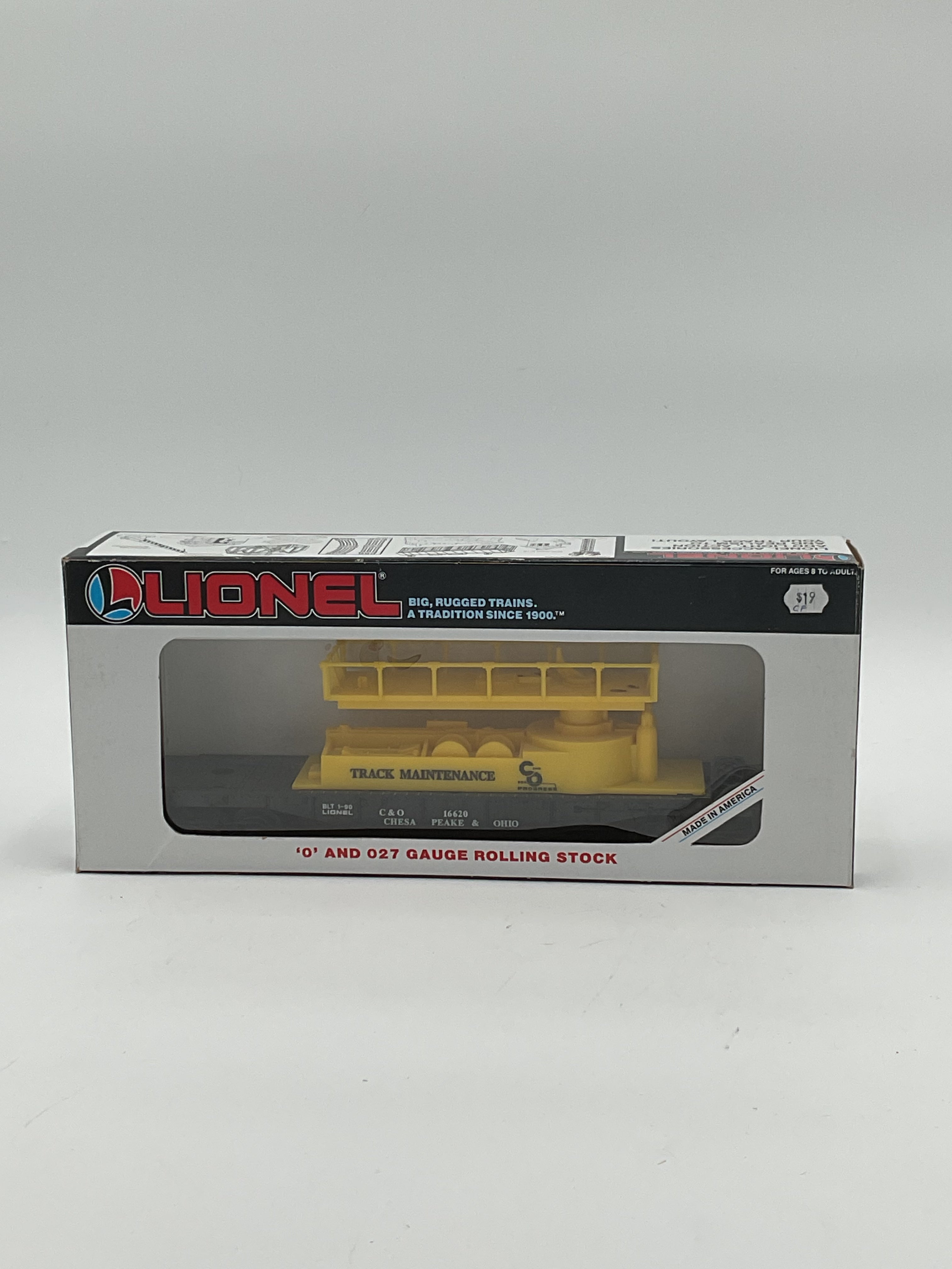 Lionel O 16620 Chesapeake & Ohio Track Maintenance Car