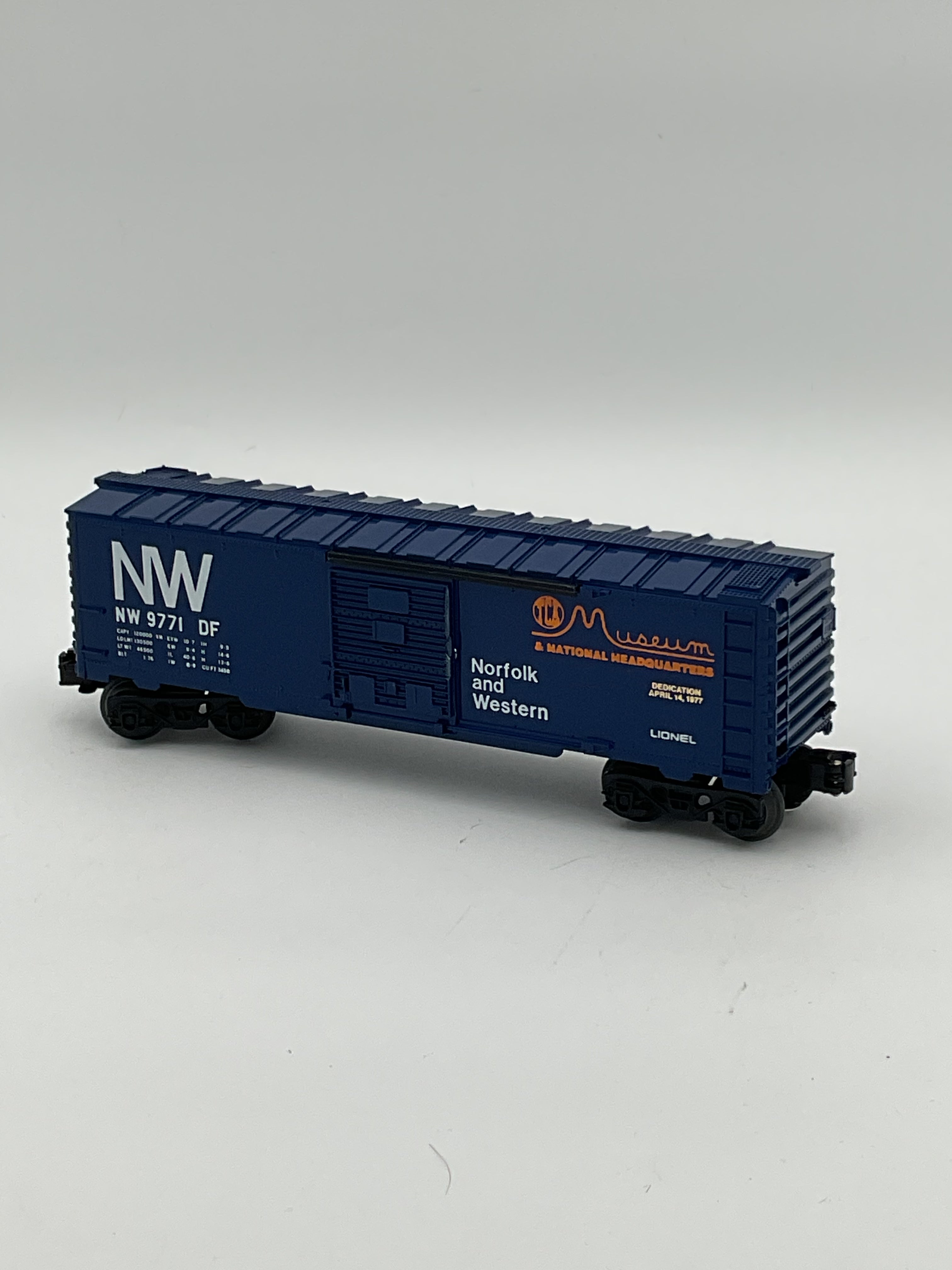 Lionel O 9771 Norfolk & Western Box Car