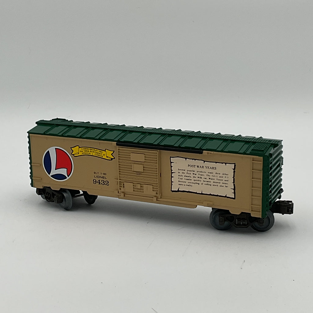 Lionel O 9432 Joshua Lionel Cowen “Post War” Box Car
