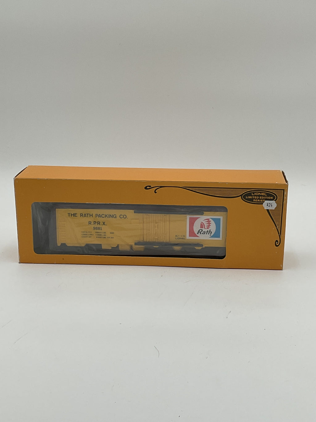 Lionel O 9881 Limited Edition Series Rath Packing Reefer Car