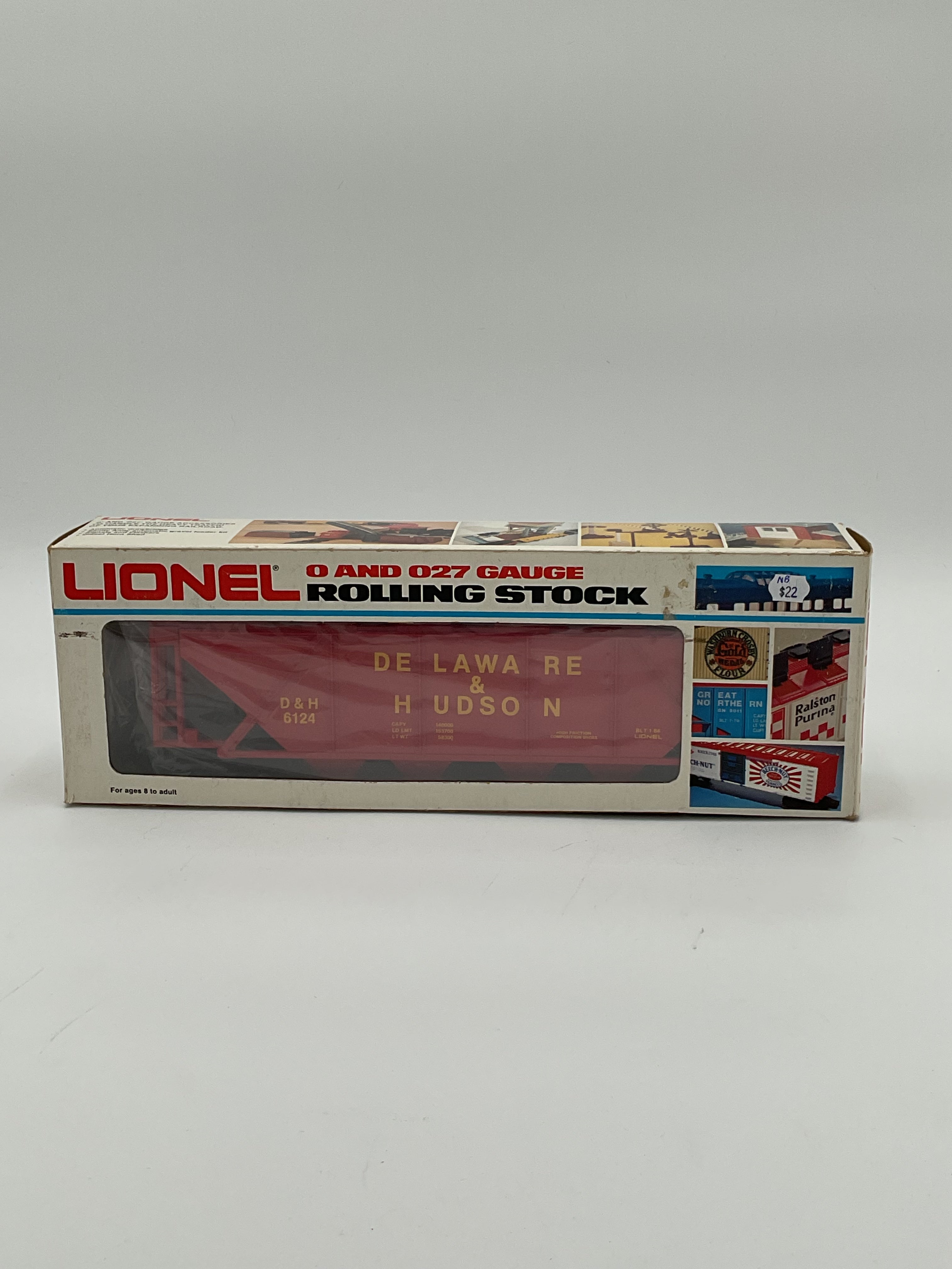 Lionel O 6124 Delaware & Hudson Covered Hopper