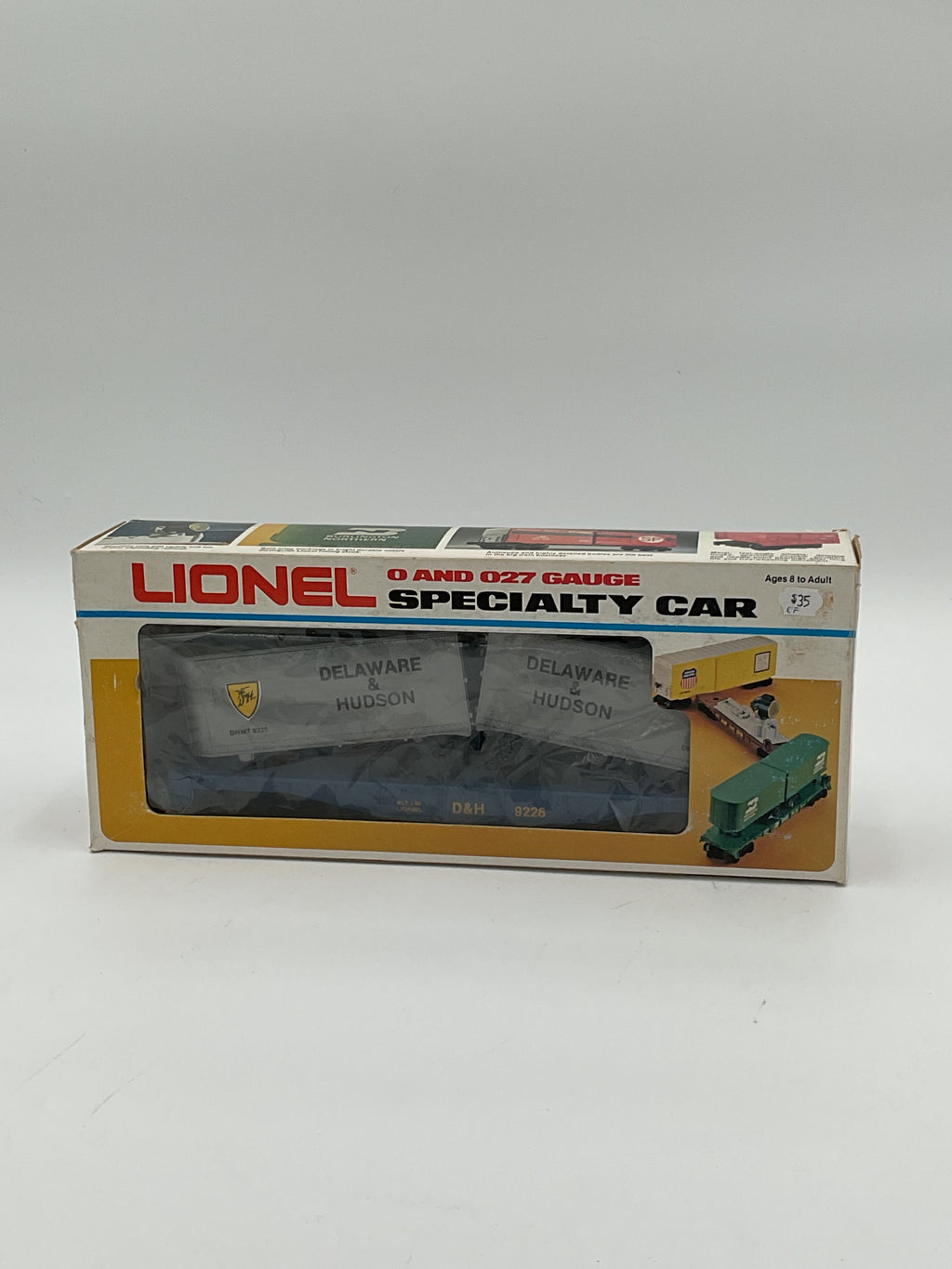 Lionel O 9226 Delaware & Hudson Flat Car with vans