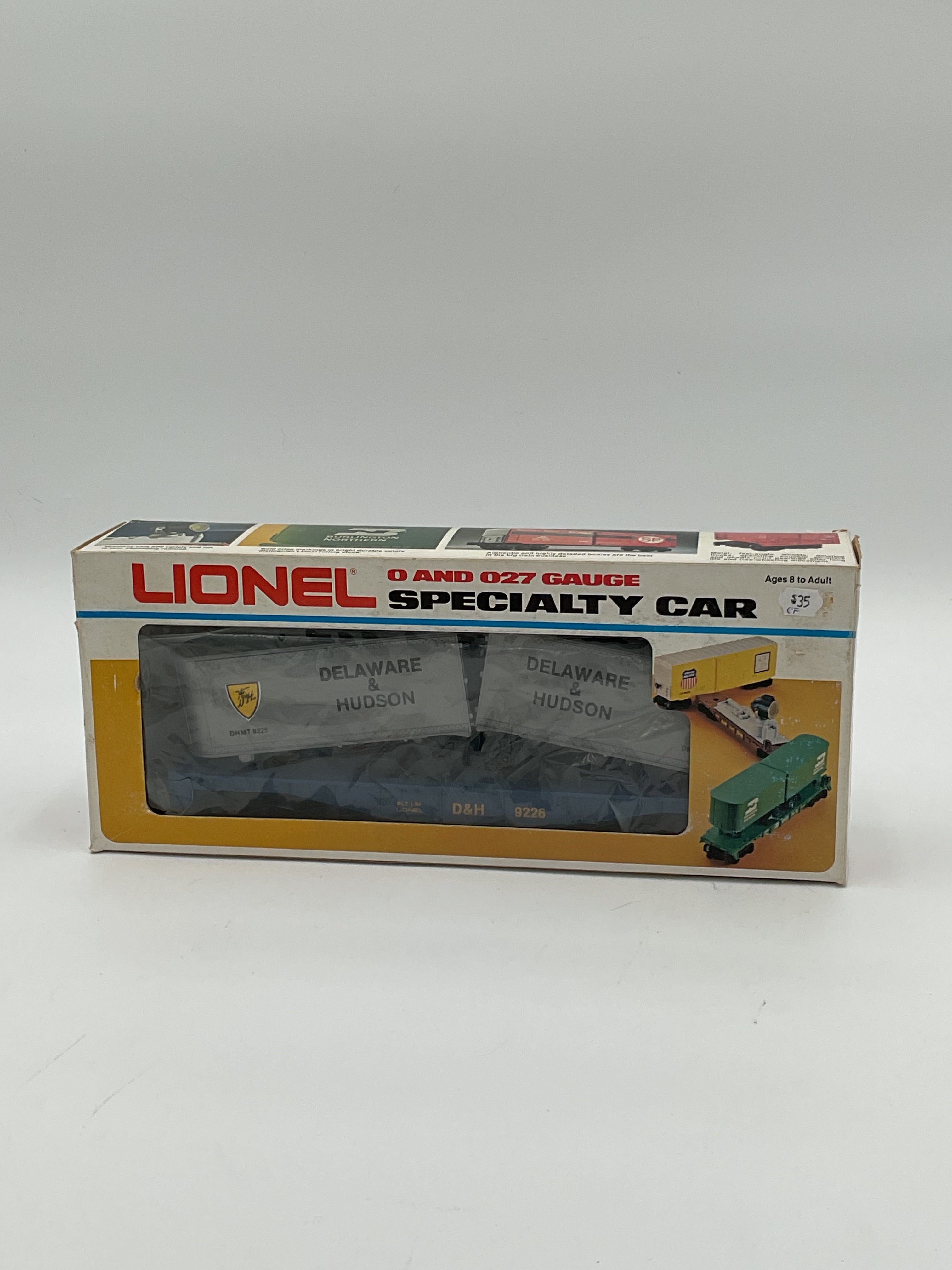 Lionel O 9226 Delaware & Hudson Flat Car with vans