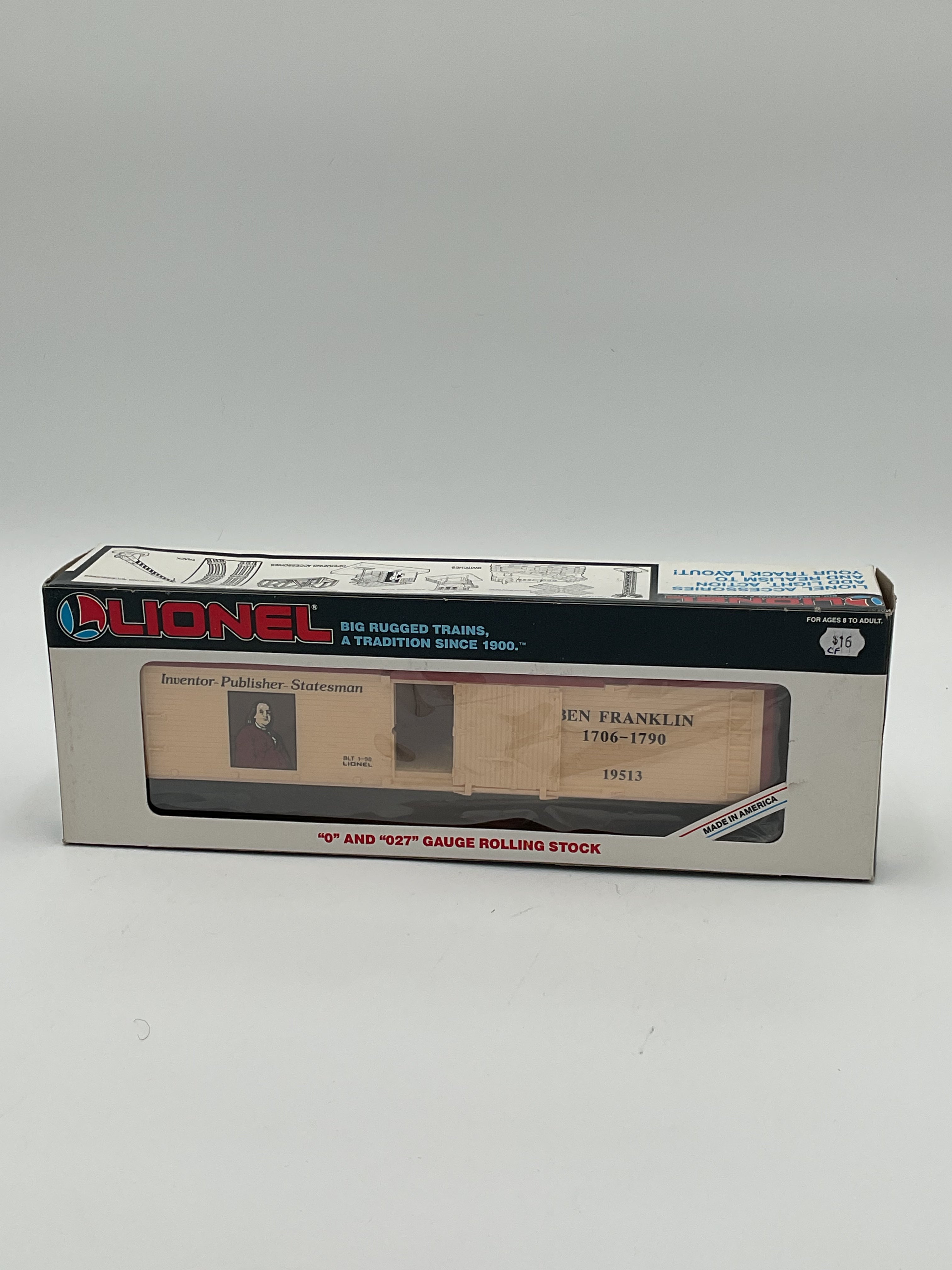 Lionel O 19513 Ben Franklin Reefer