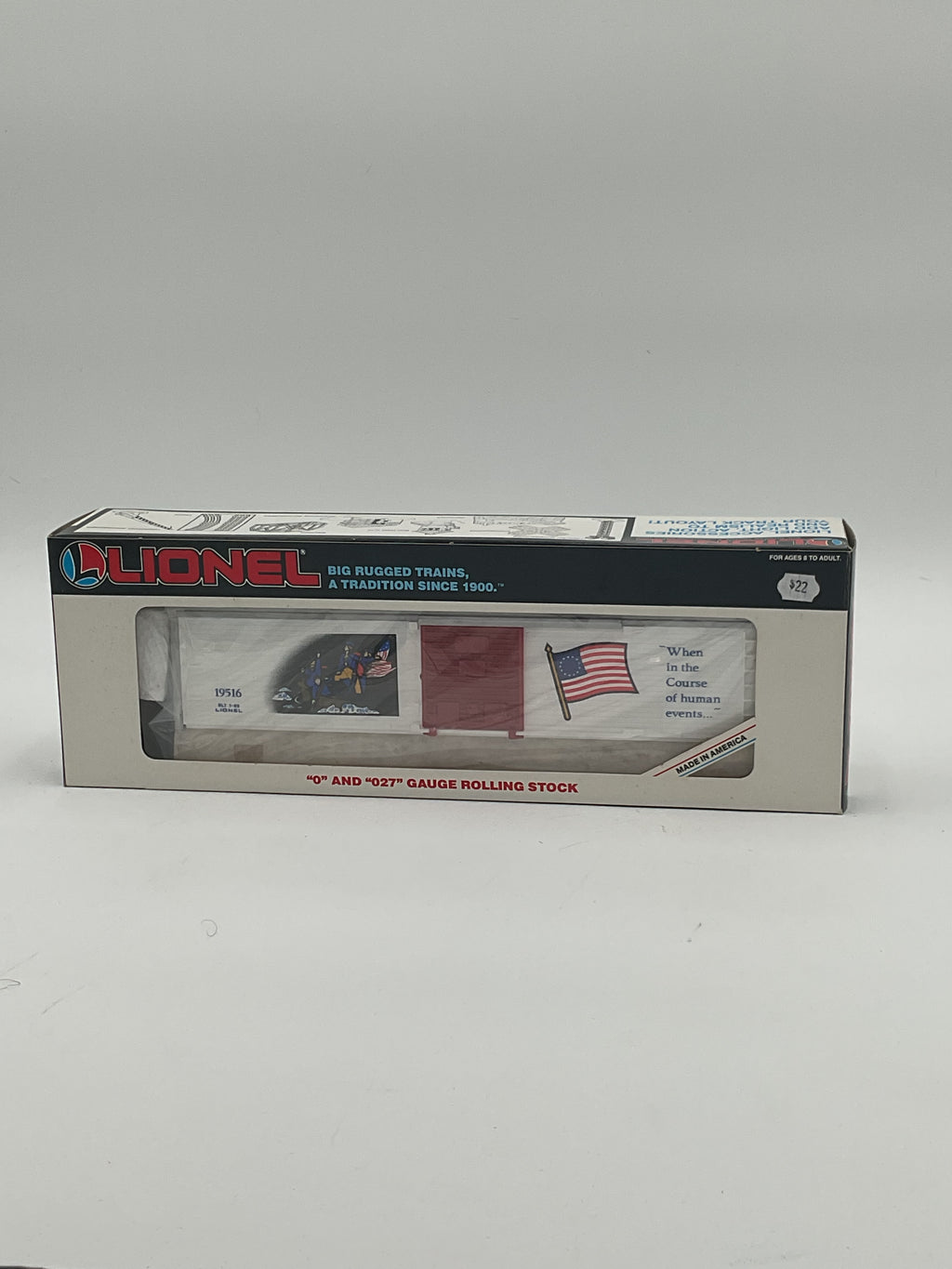 Lionel O 19516 Old Glory Reefer