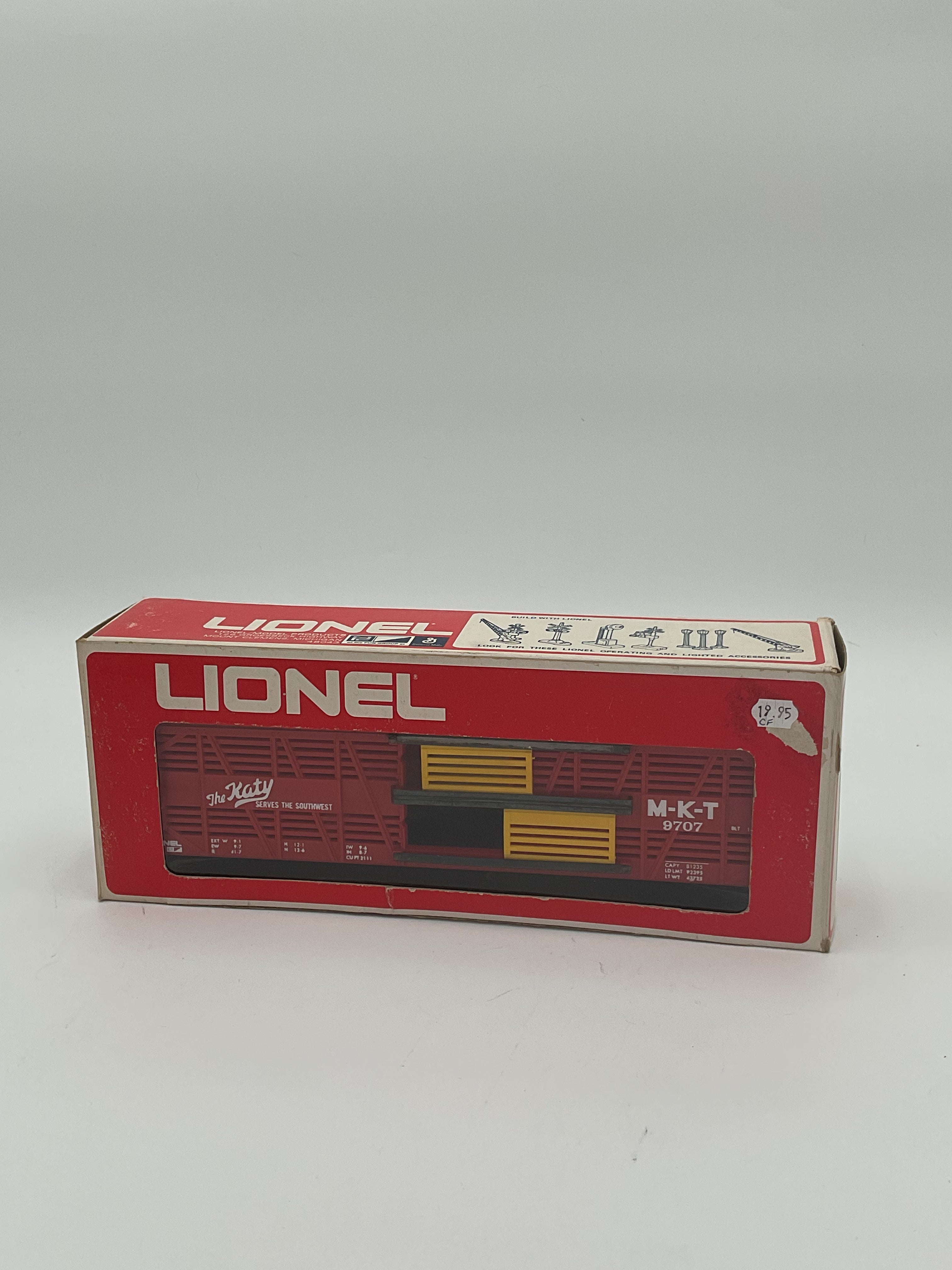 Lionel O 9707 MKT Cattle Car