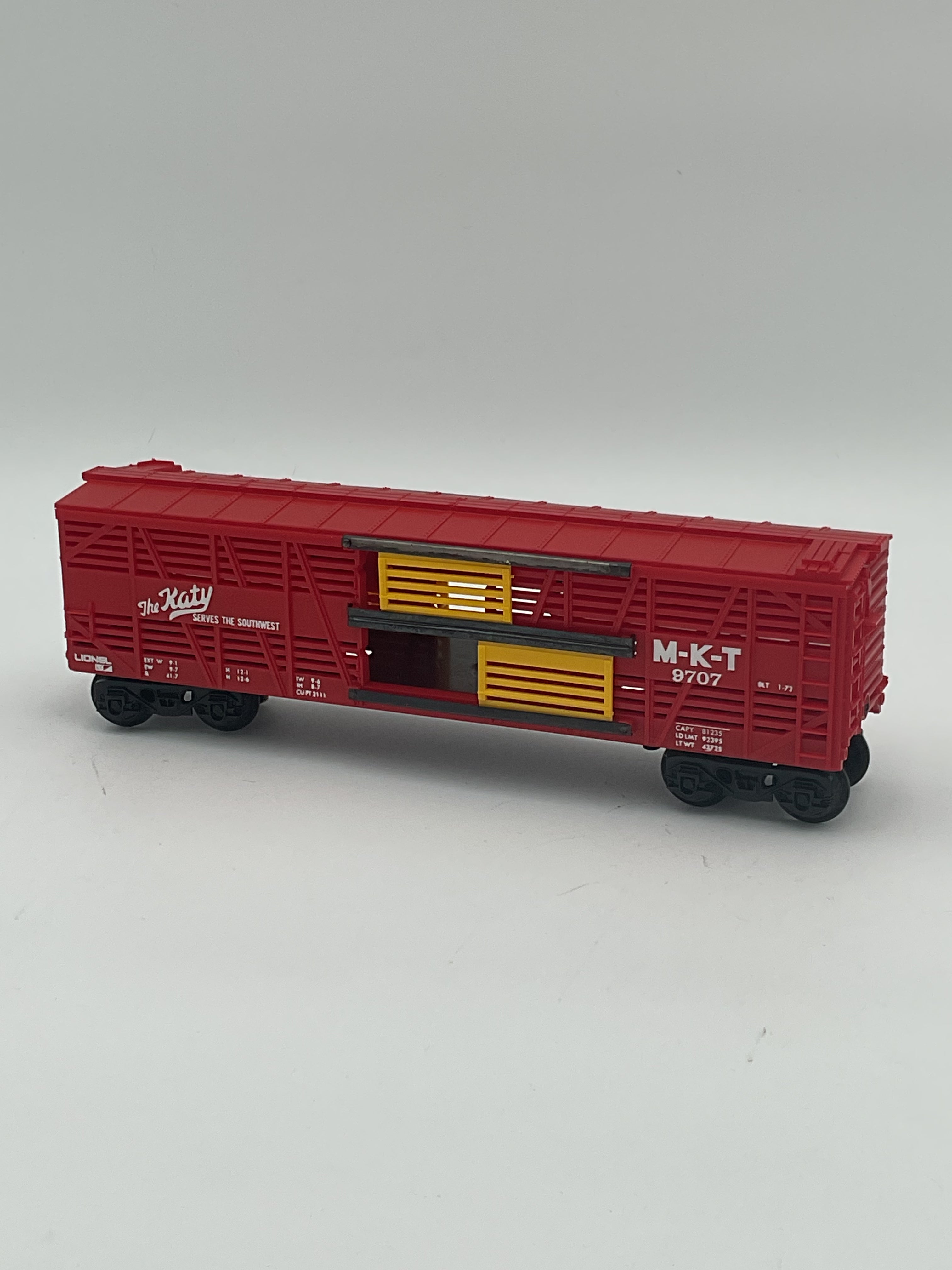 Lionel O 9707 MKT Cattle Car