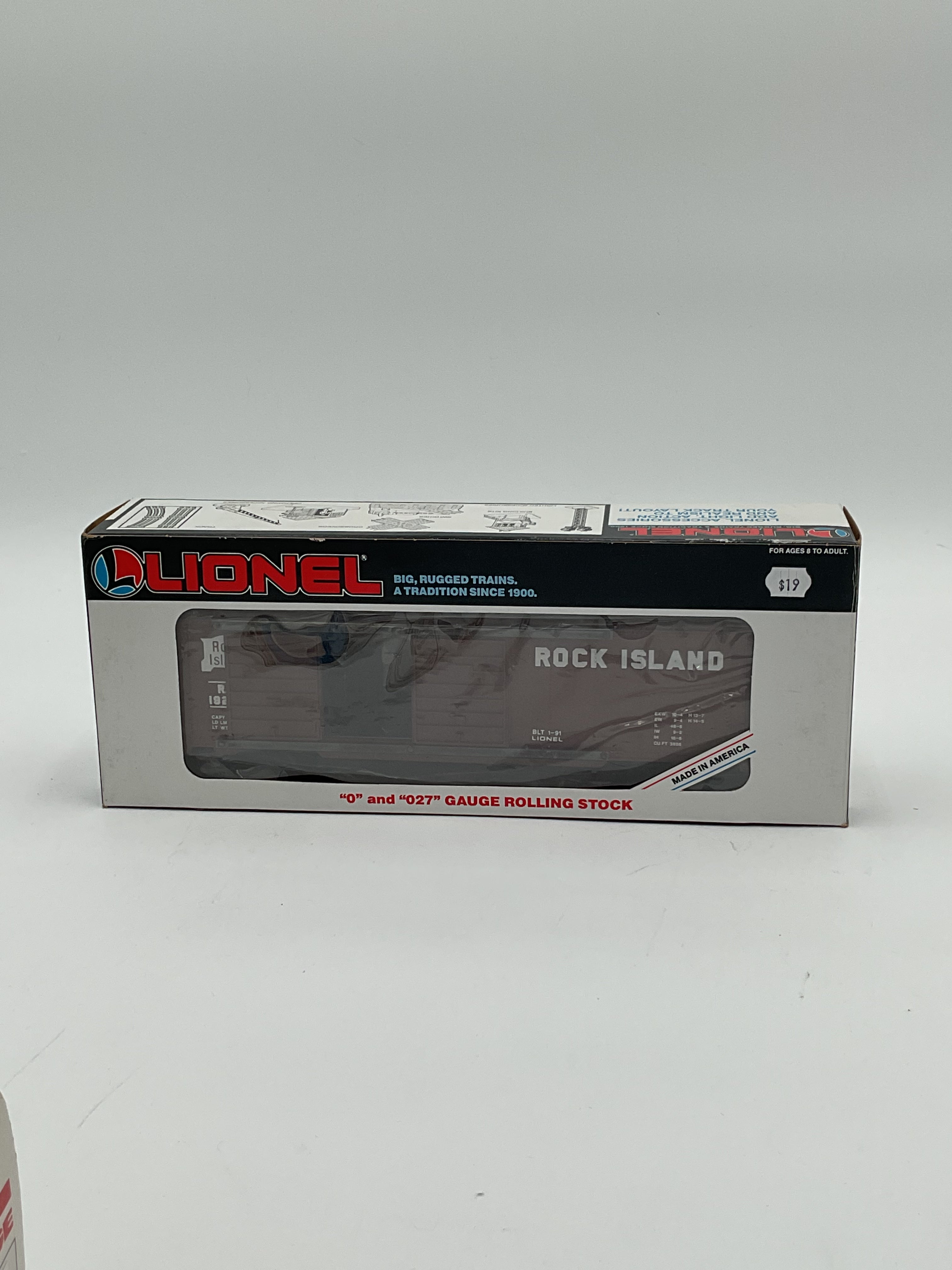 Lionel O 19232 Rock Island Double Door Boxcar