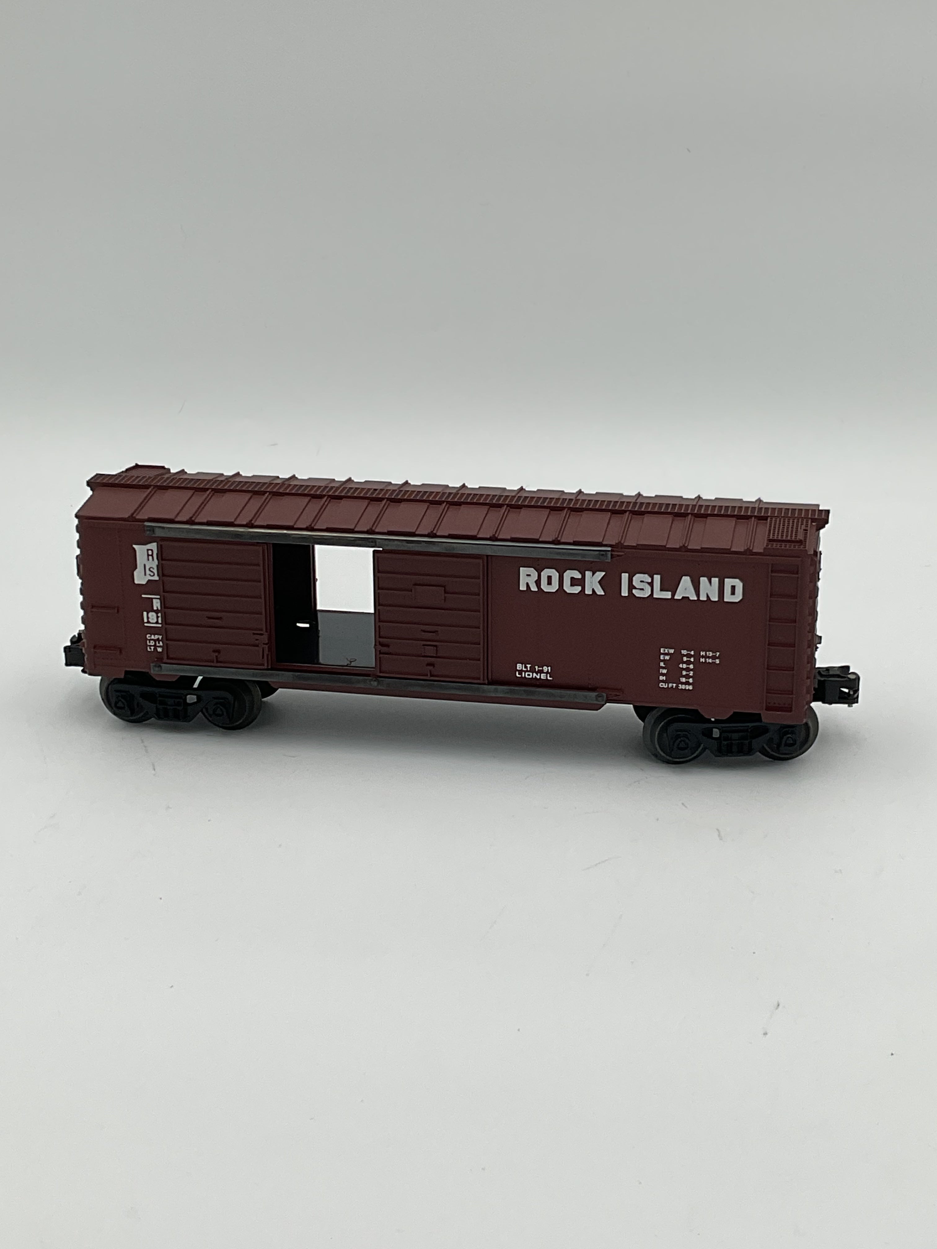 Lionel O 1923 Rock Island Double Door Boxcar