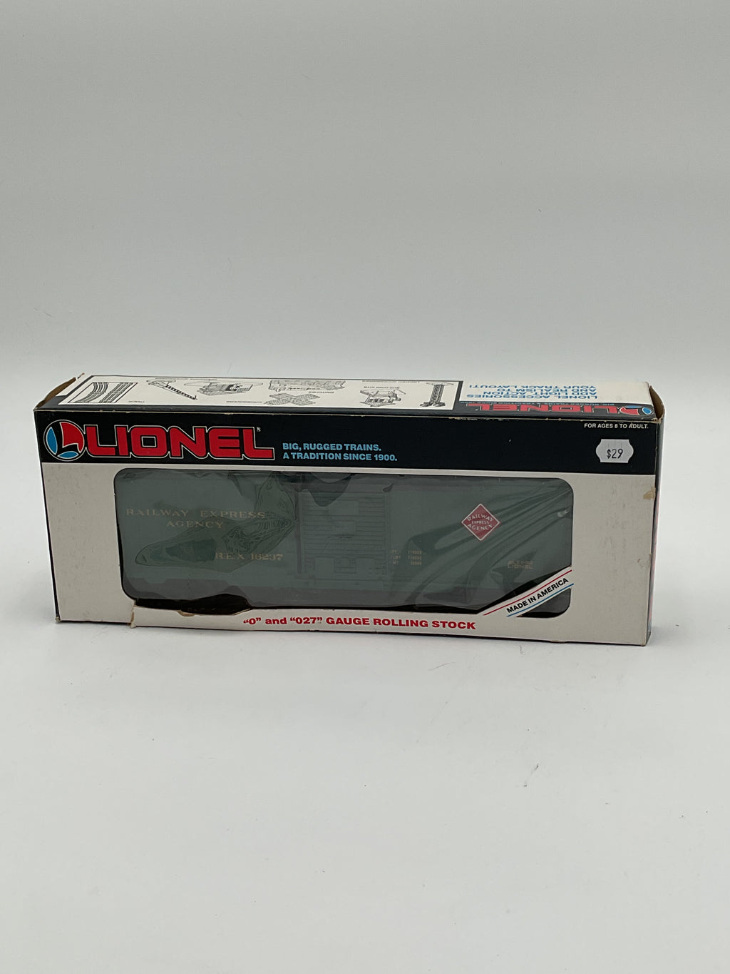 Lionel O 16237 Railway Express Agency Boxcar