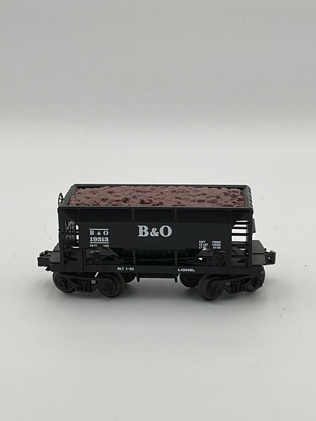 Lionel O 19313 B & O Car With Ore Load