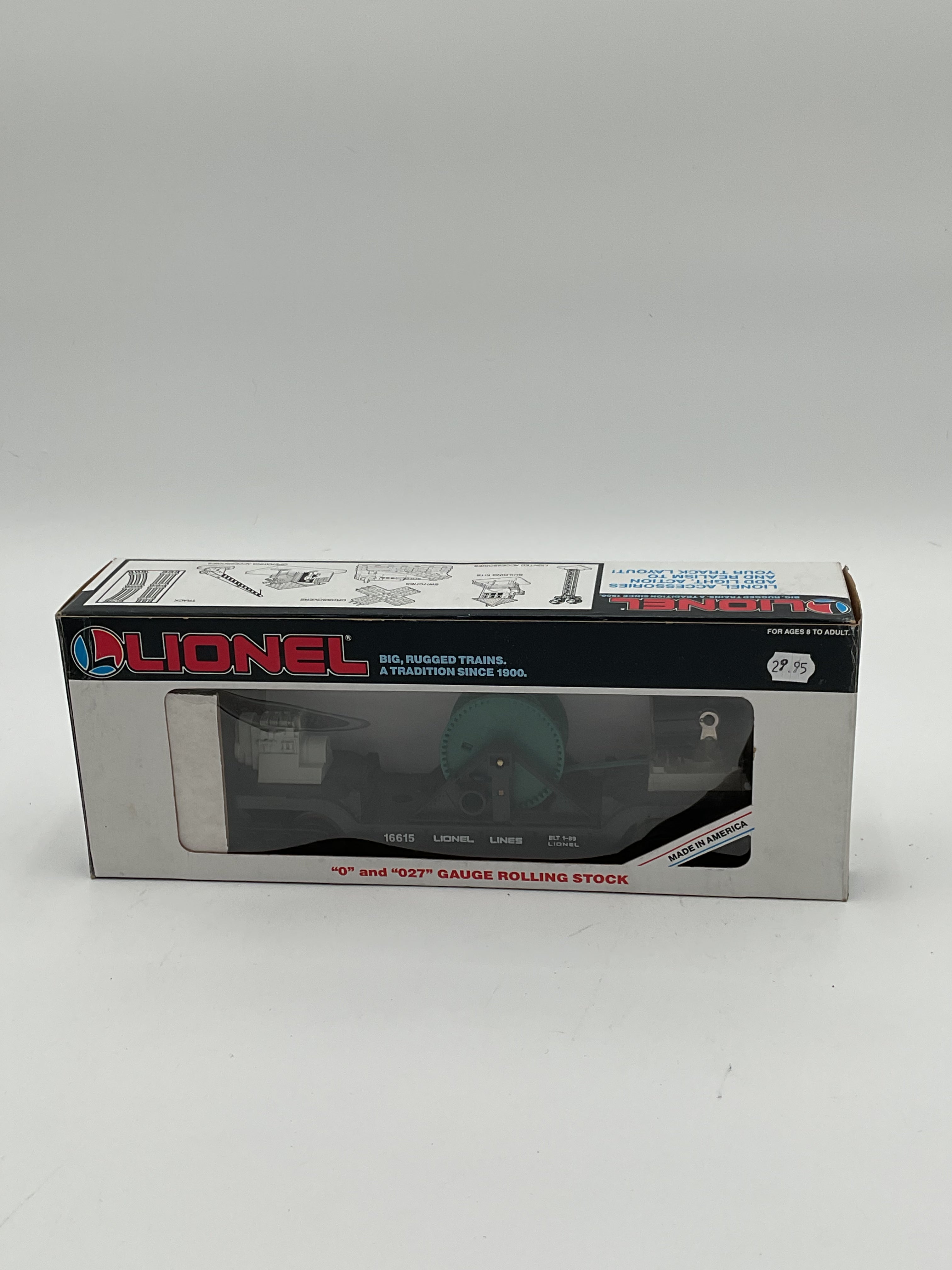 Lionel O 16615 Lionel Lines Extension Searchlight Car with Removable Searchlight