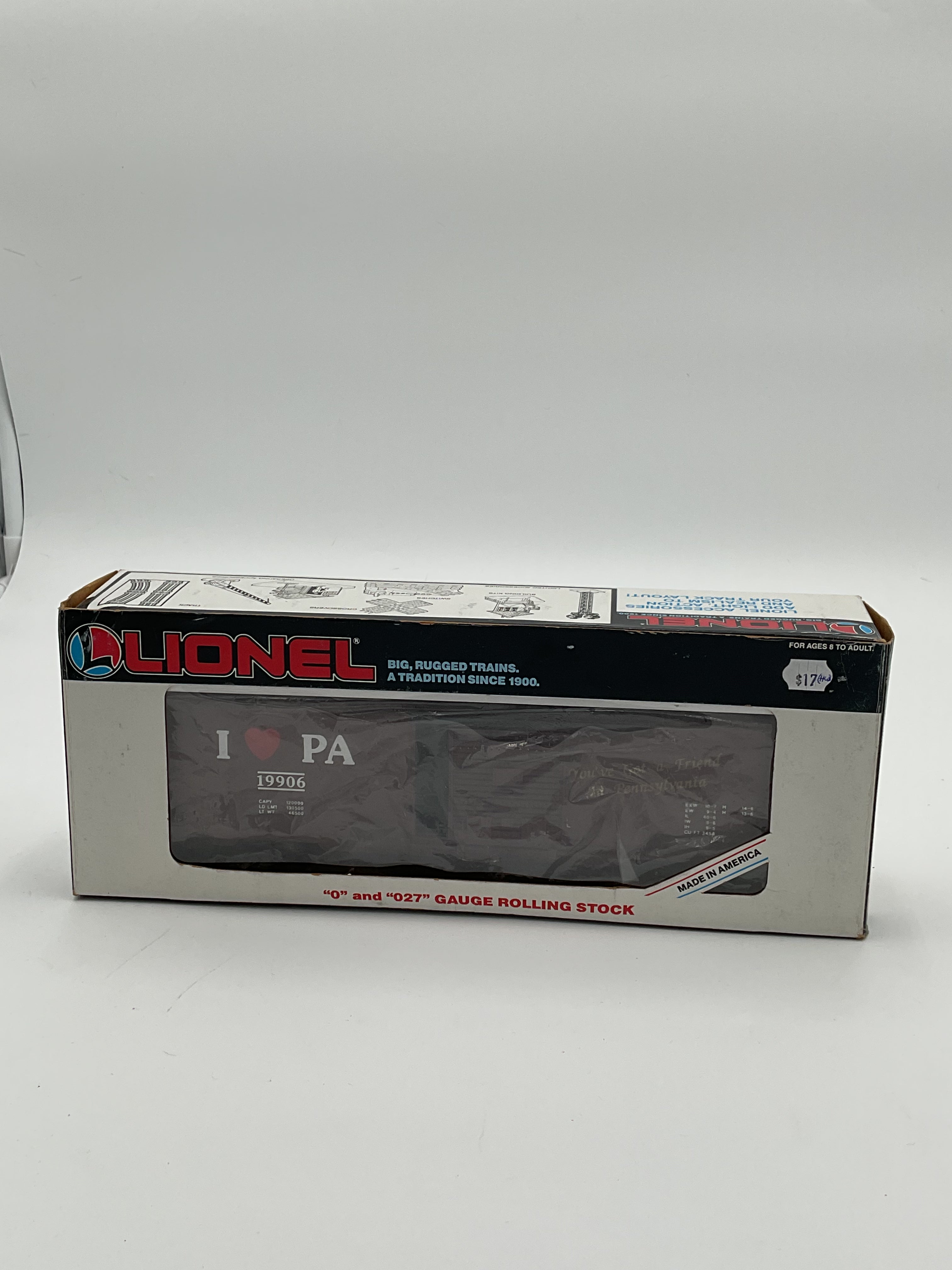 Lionel O 19906 I Love Pennsylvania Box Car