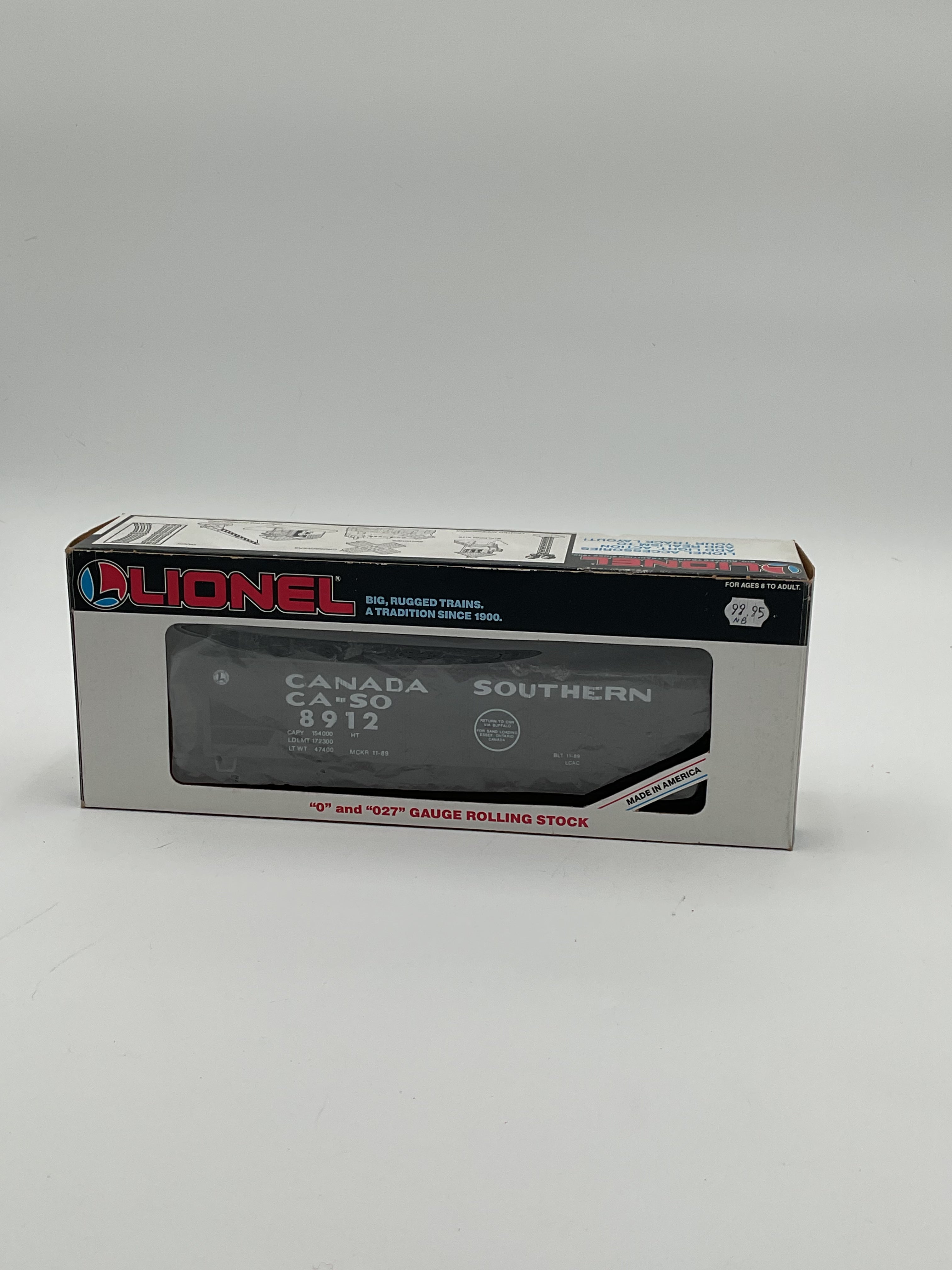 Lionel O 8912 1989 LCAC Commemorative Operating Hopper