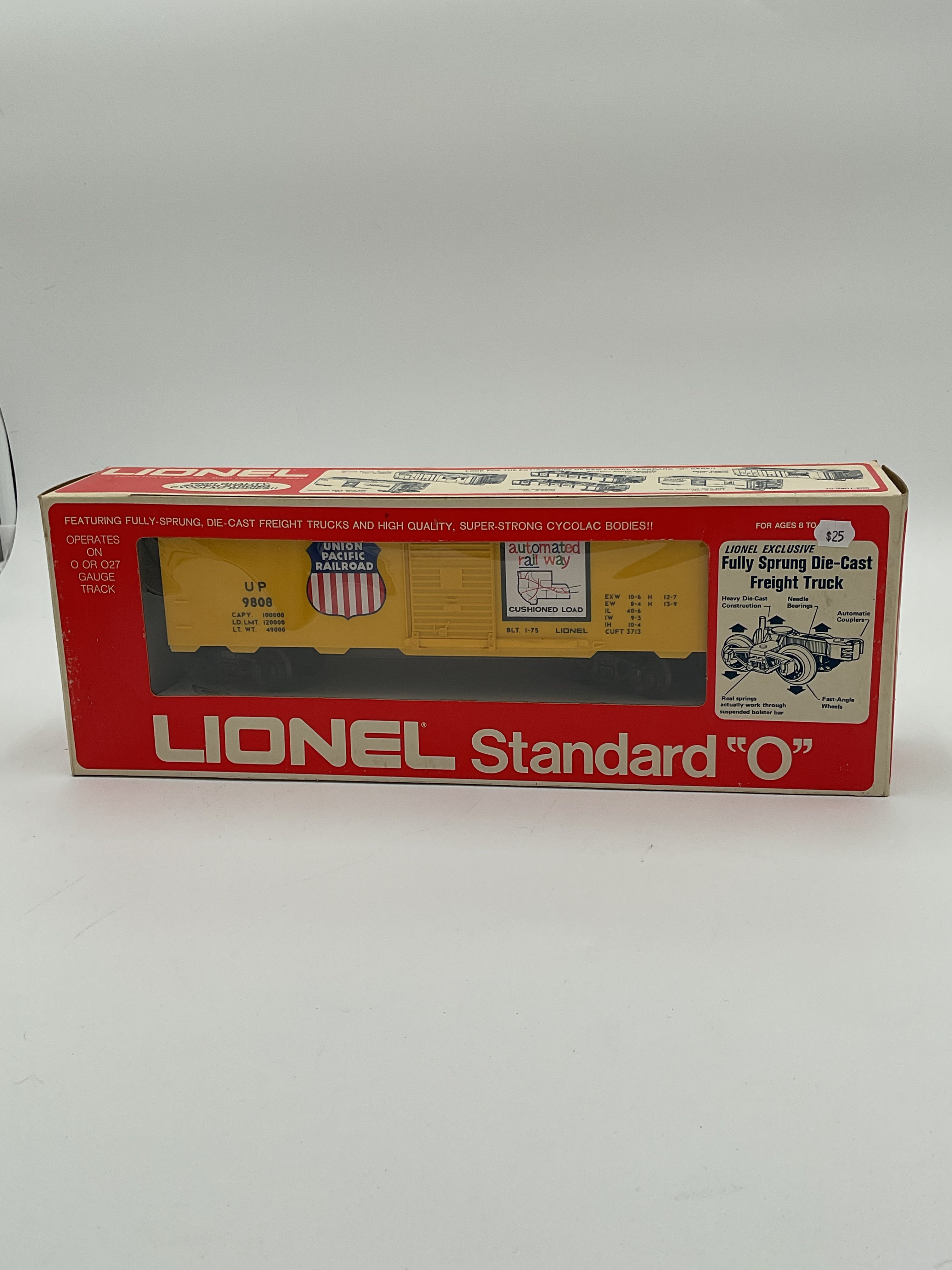Lionel O 9808 UP Box Car
