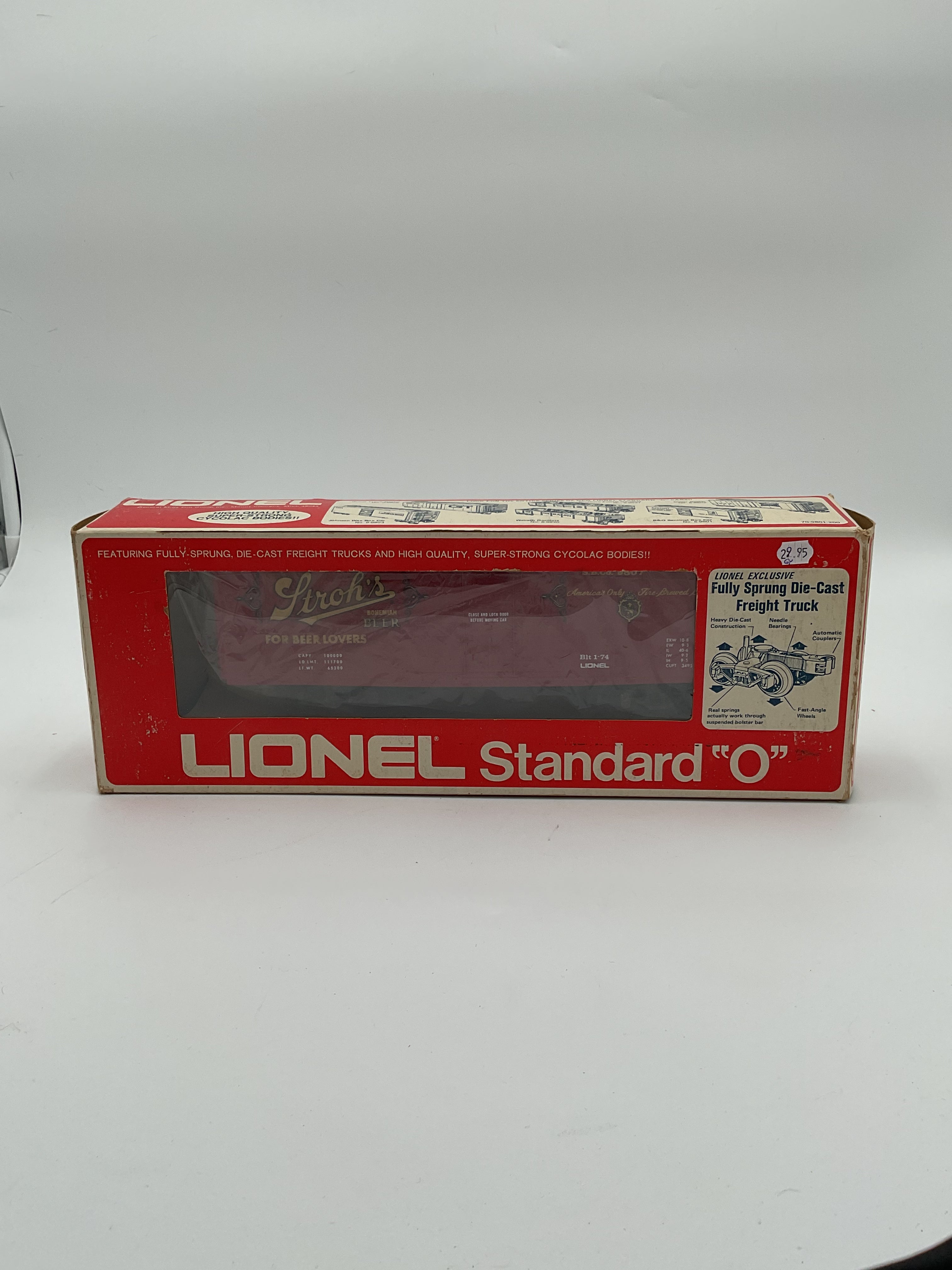 Lionel O 9807 Strohs Reefer Car