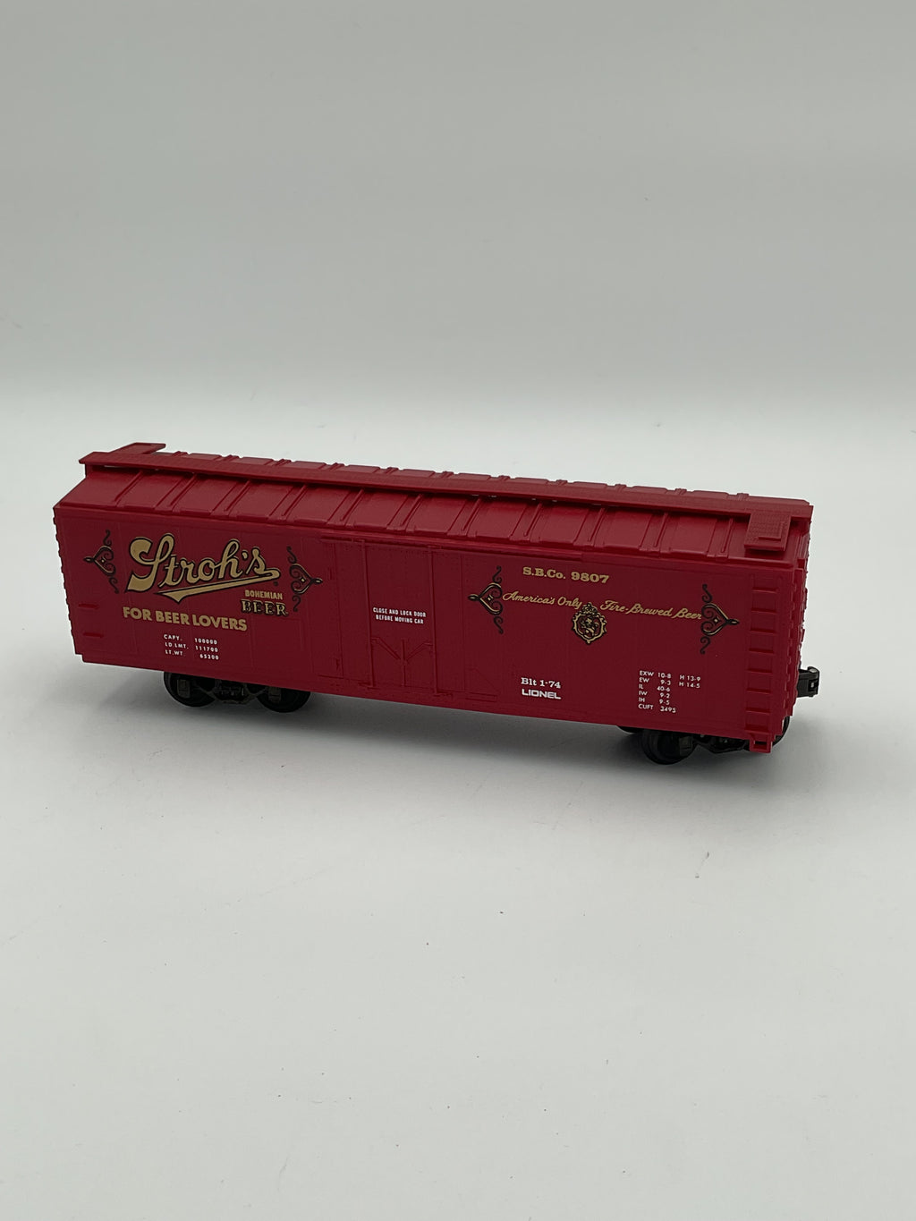 Lionel O 9807 Strohs Reefer Car