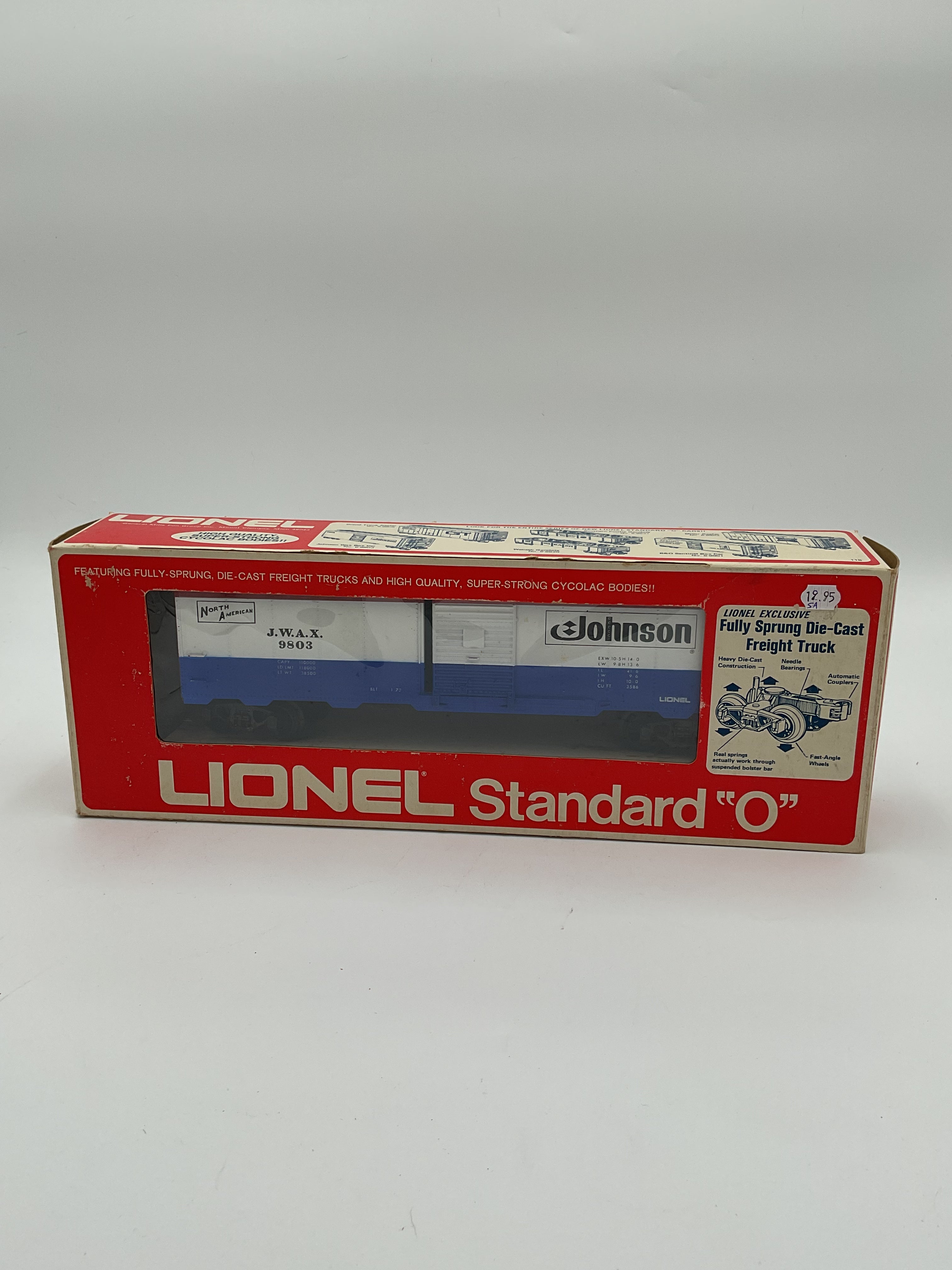 Lionel O 9803 Johnson Wax Box Car