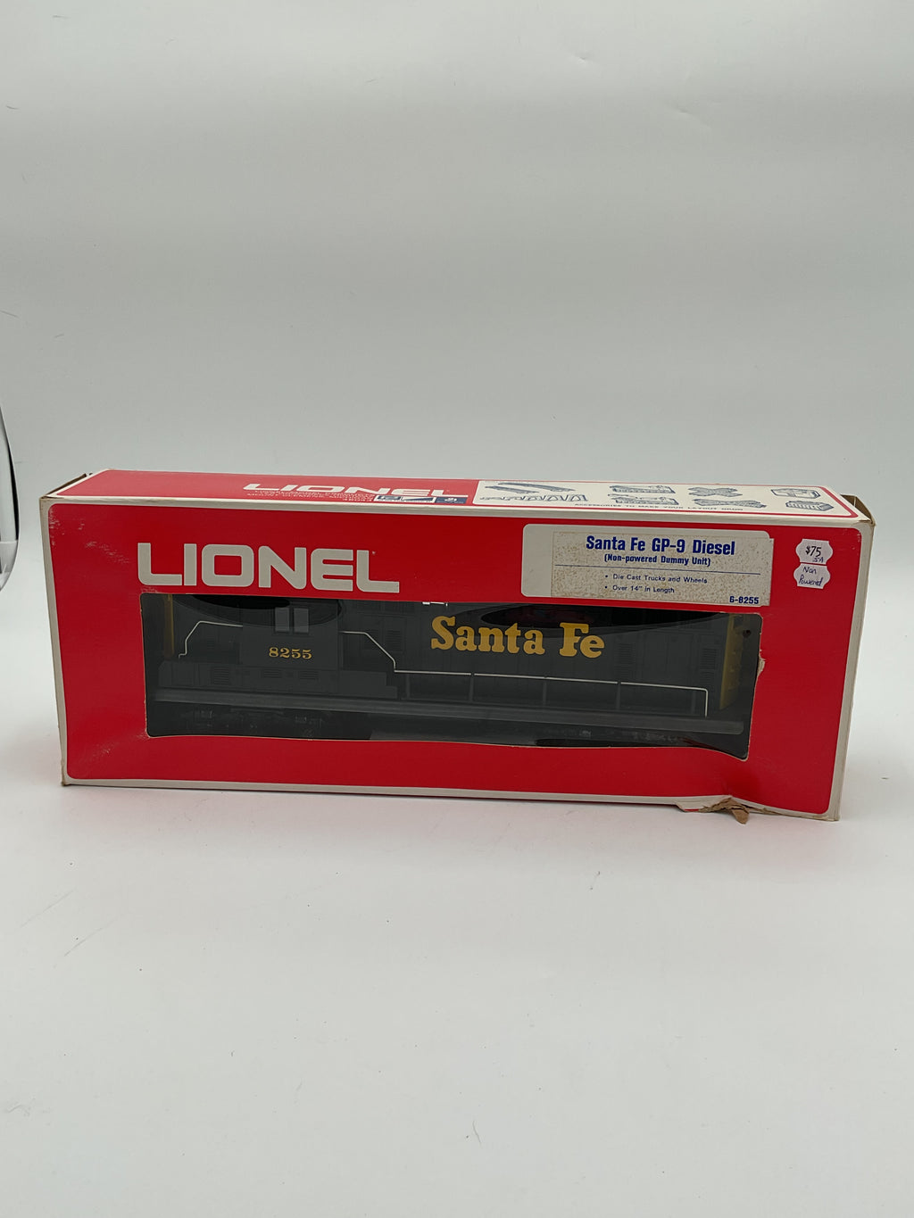 Lionel O 8255 Santa Fe GP-9 Diesel (Non-powered Dummy Unit)
