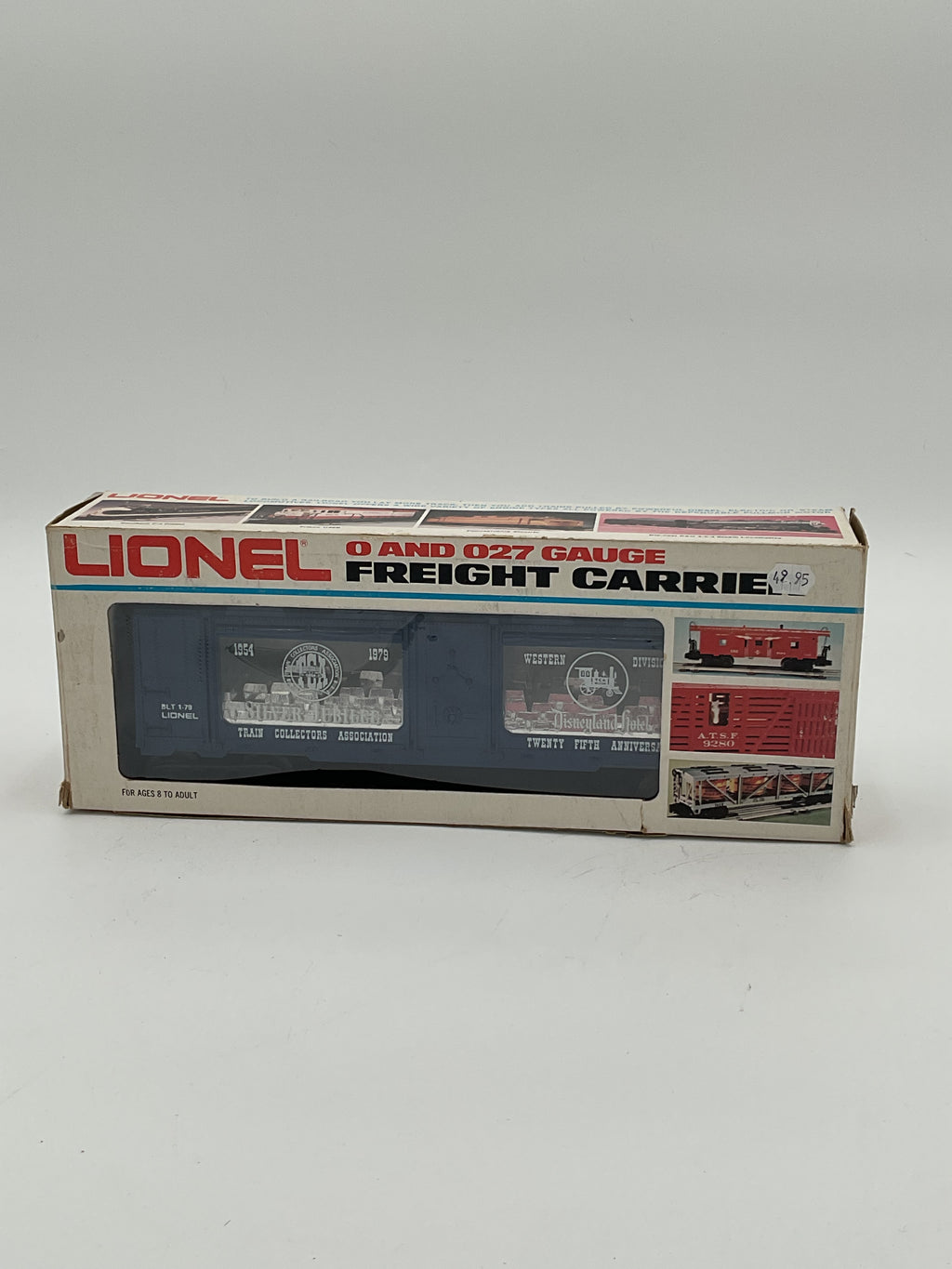 Lionel O 9319 Silver TCA Bullion Car