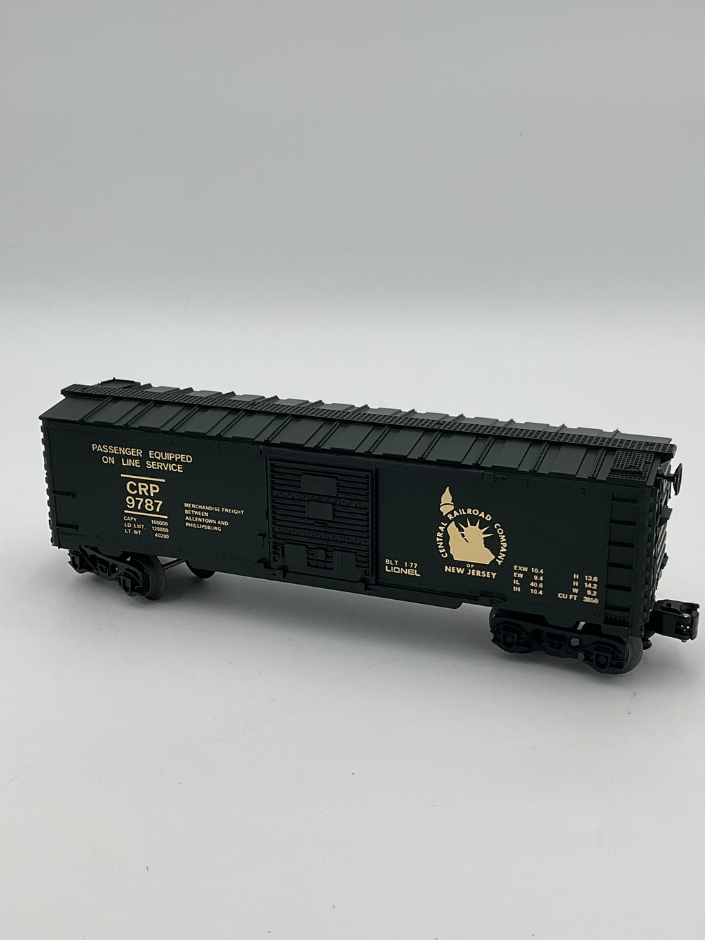 Lionel O 9787 Jersey Central Box Car