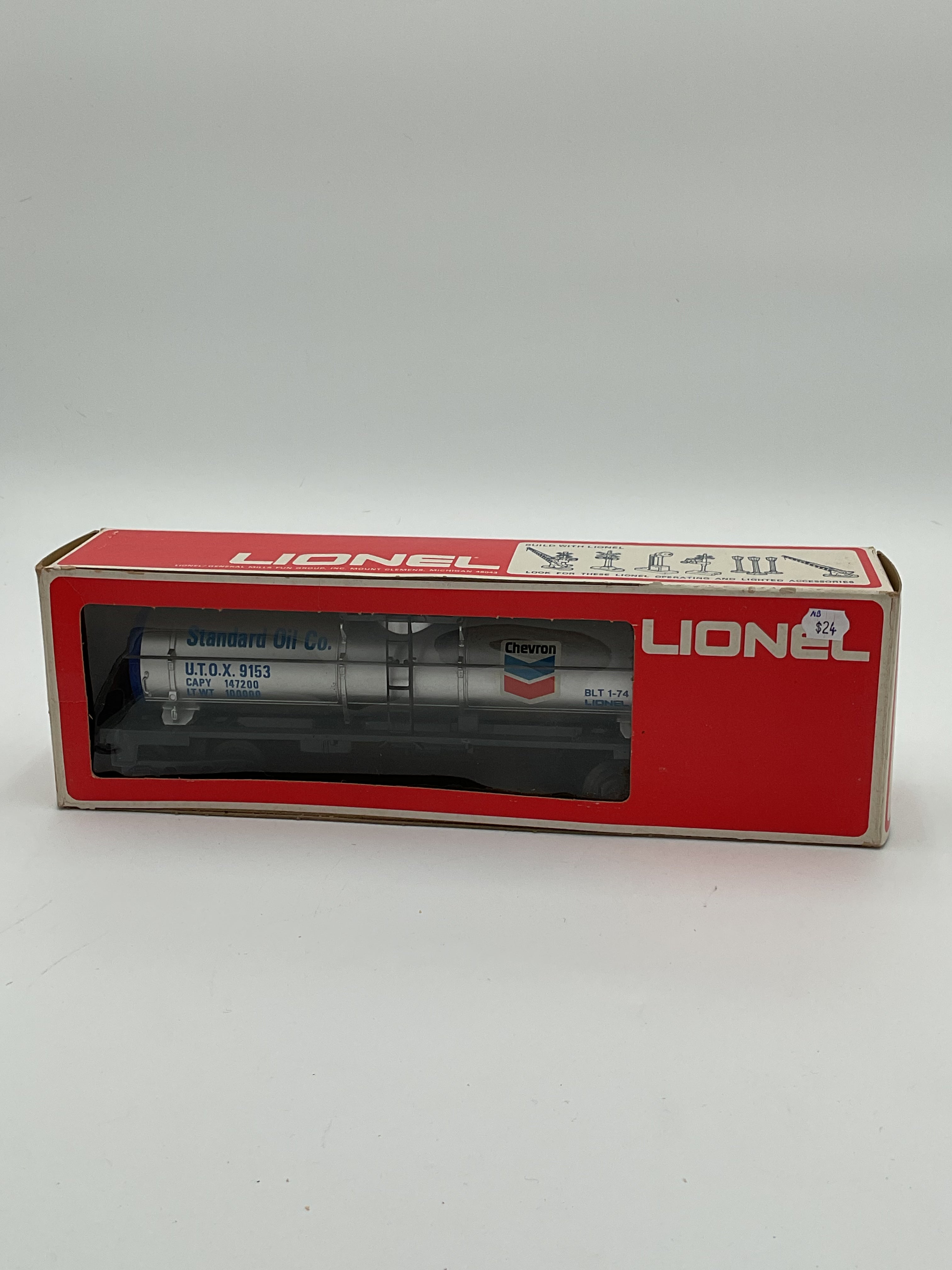 Lionel O 9153 Chevron Tank Car