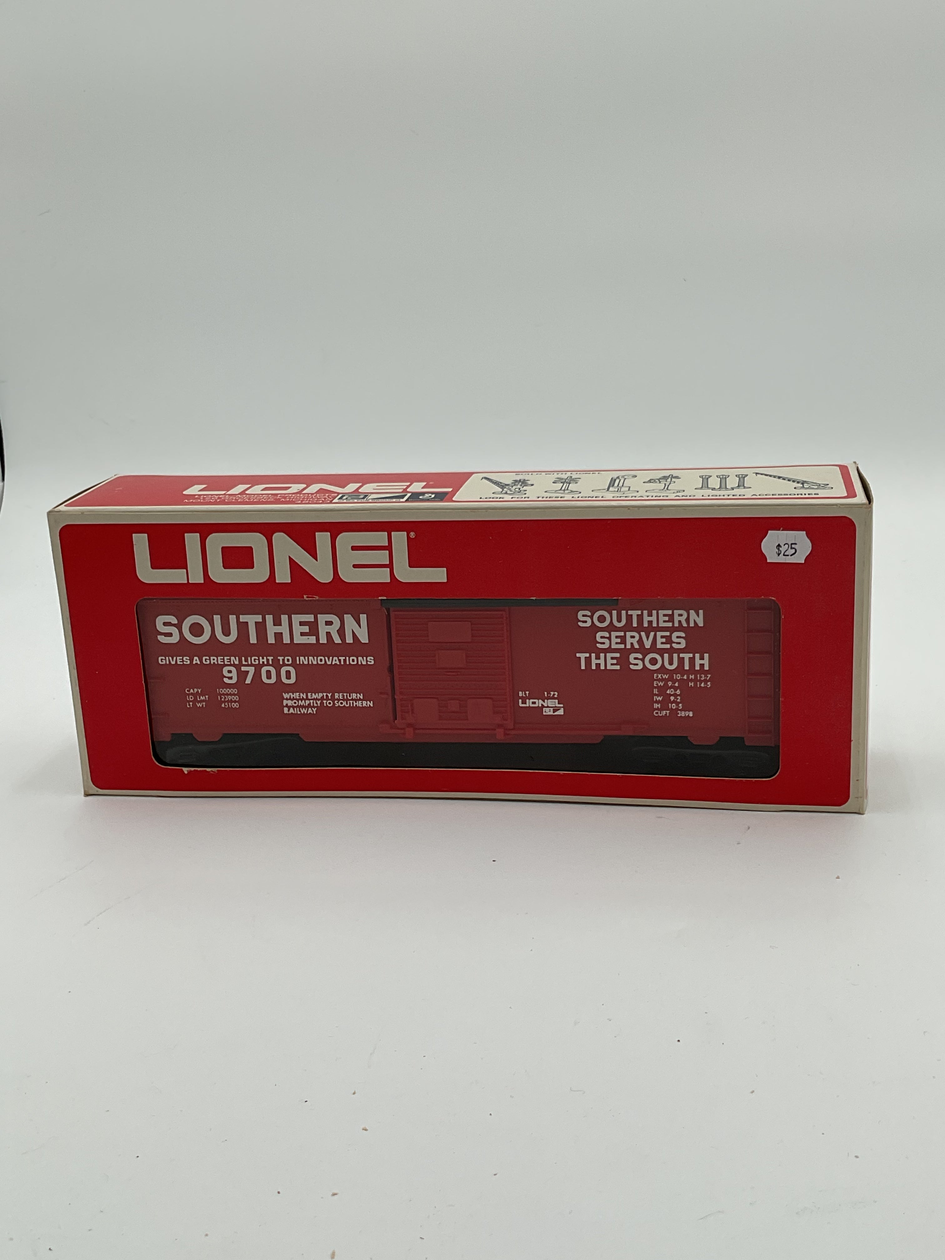 Lionel O 9700 Southern Box Car