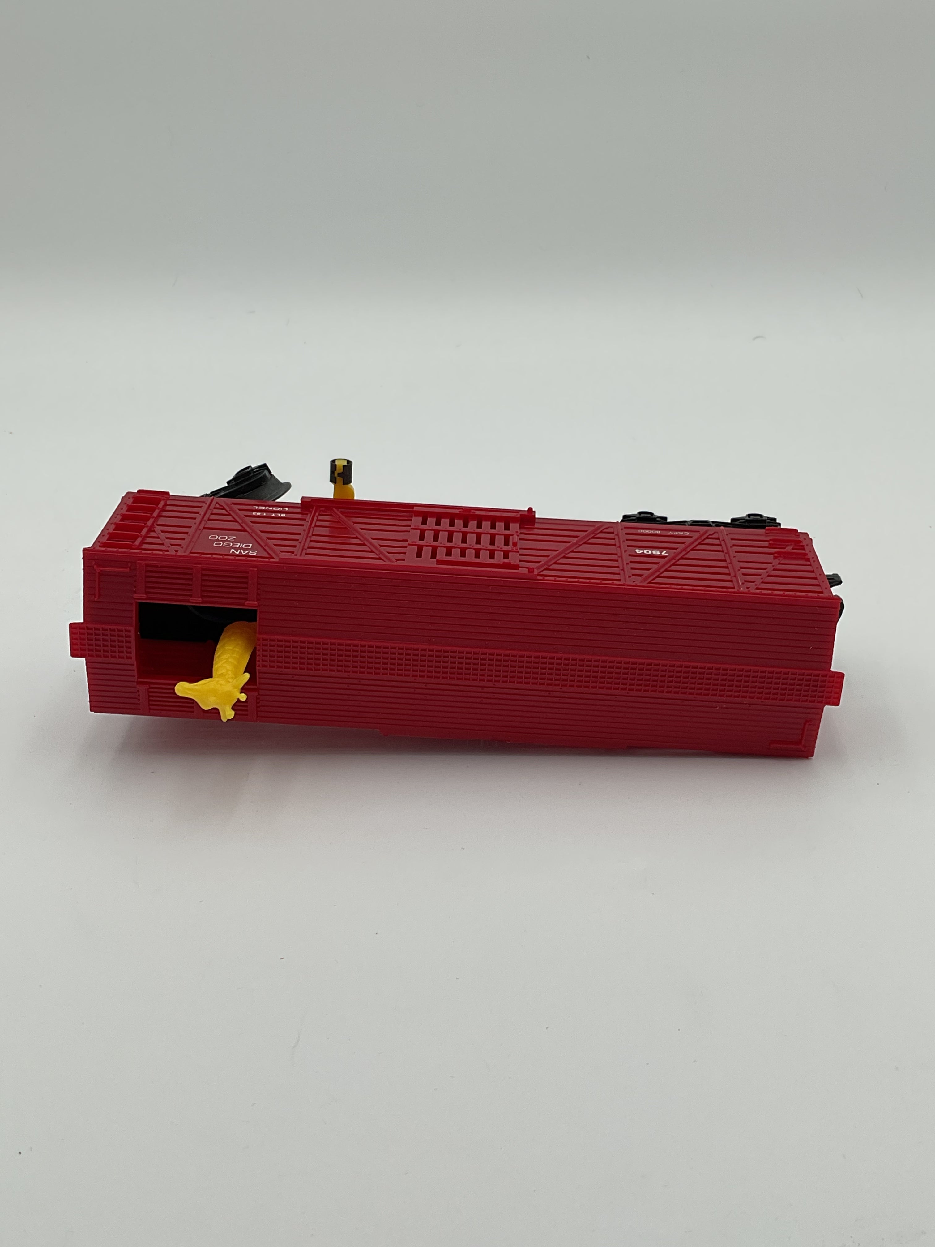 Lionel O 7904 Operating Giraffe Car Red