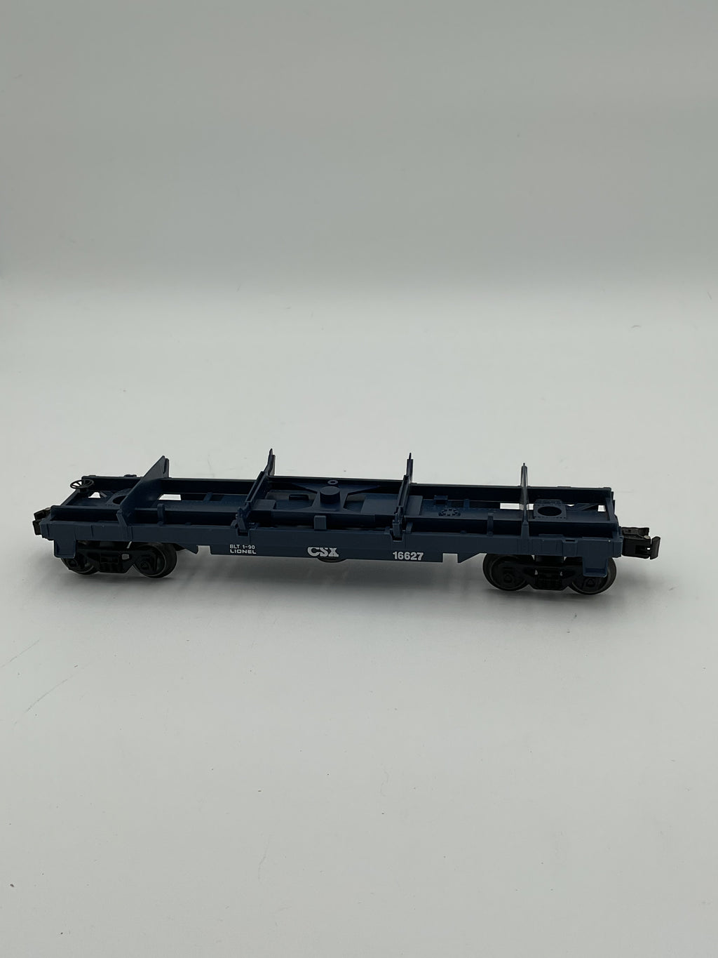 Lionel O 16627 CSX Log Dump Car