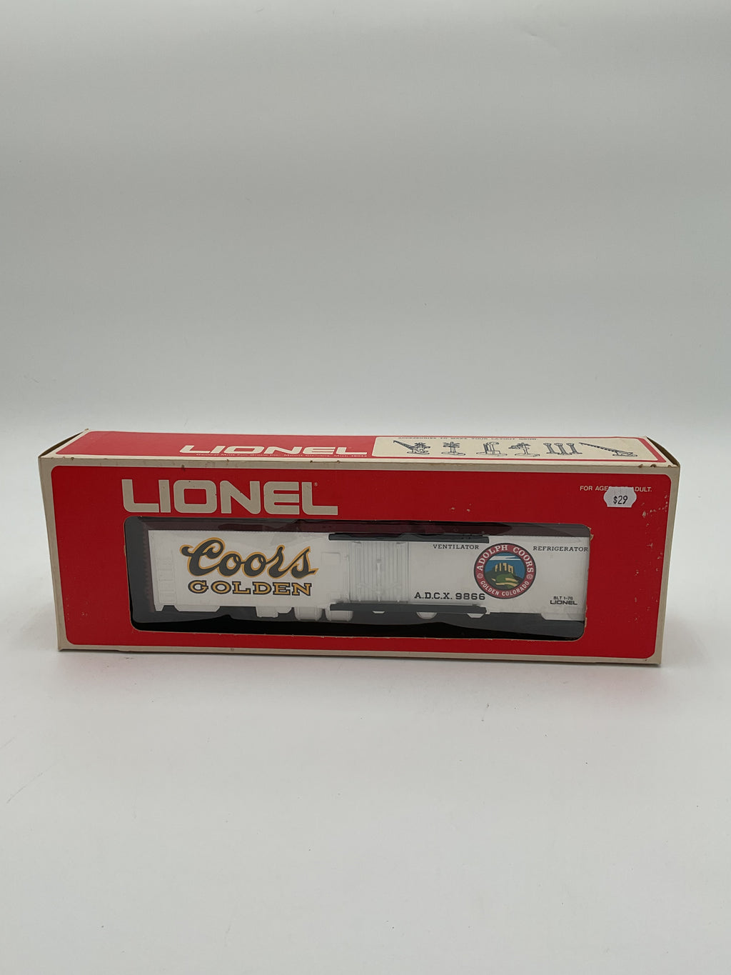 Lionel O 9866 Coors Billboard Reefer