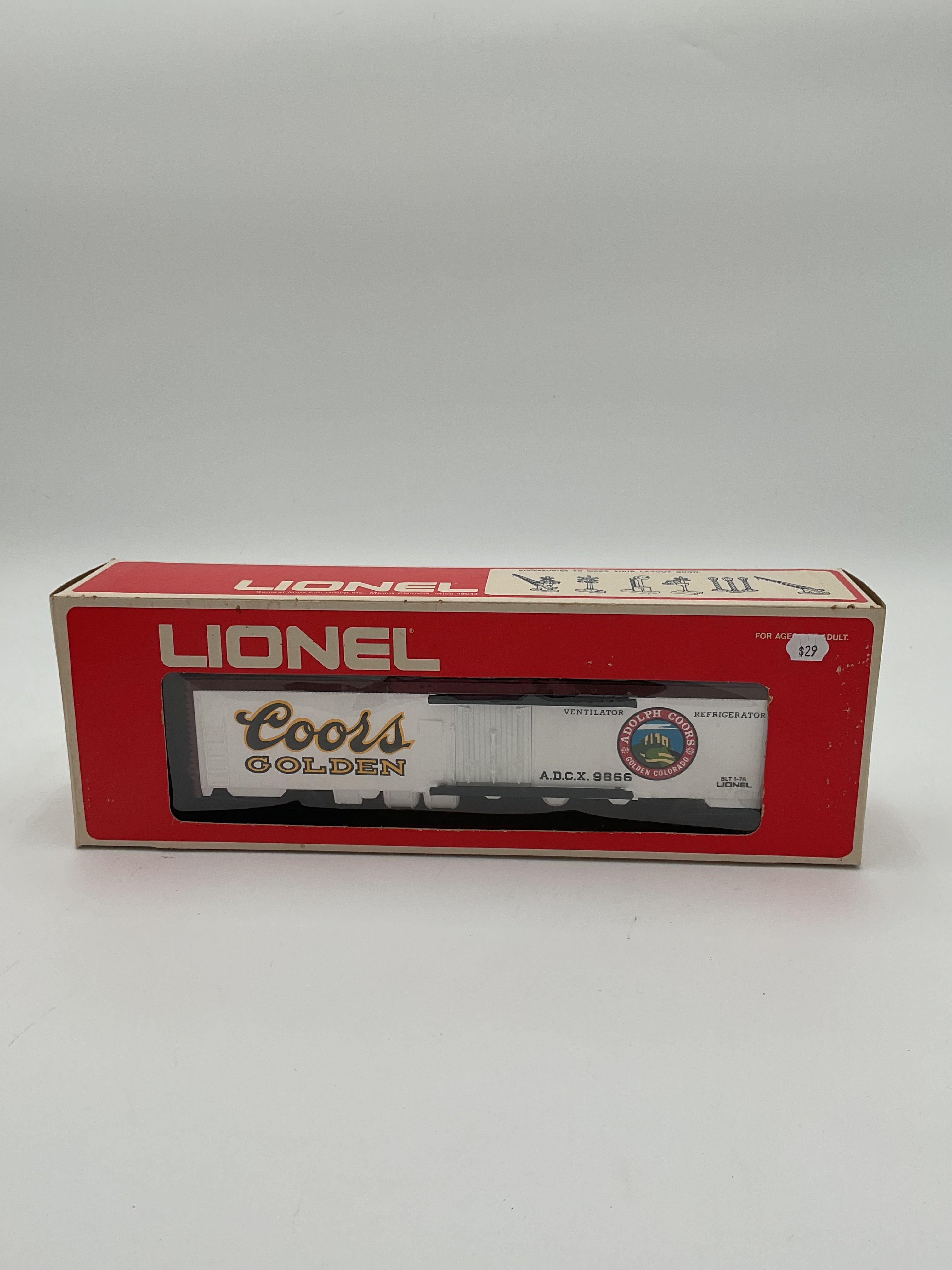 Lionel O 9866 Coors Billboard Reefer