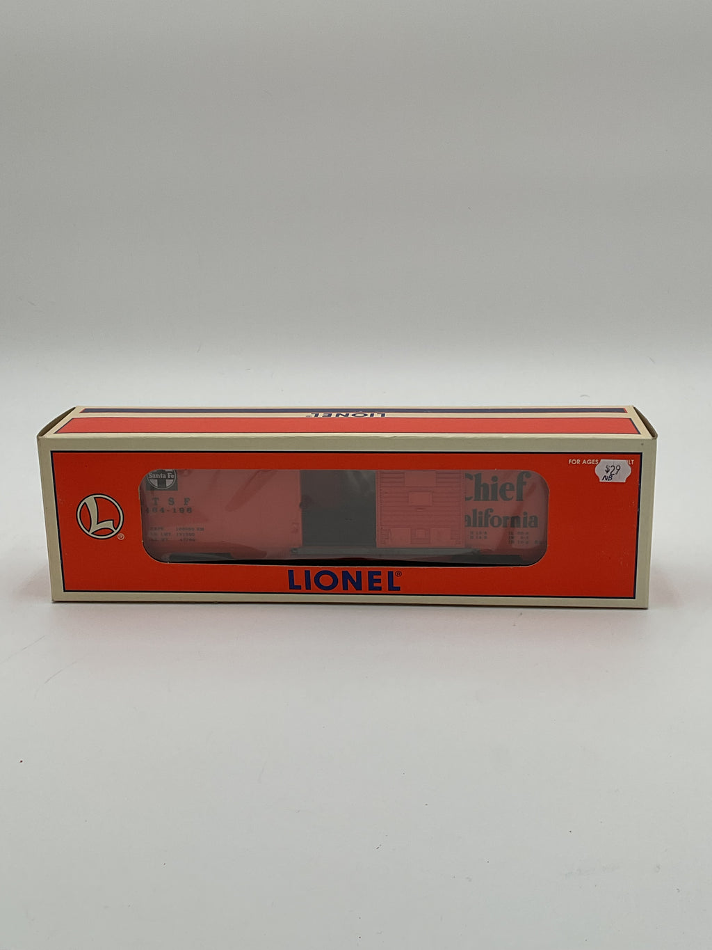Lionel O 19282 6464-196 Santa Fe “Super Chief To California” Boxcar