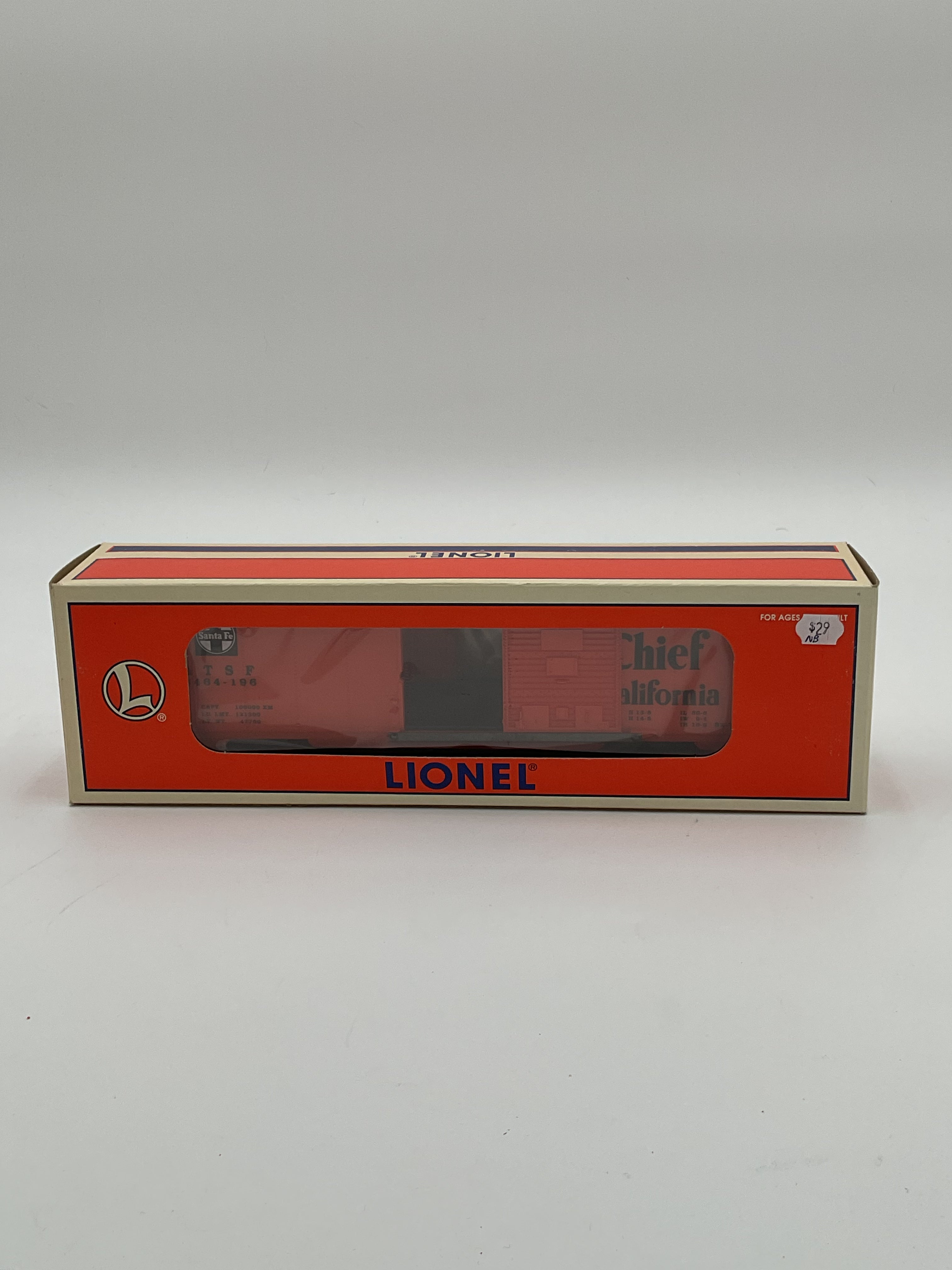 Lionel O 19282 6464-196 Santa Fe “Super Chief To California” Boxcar