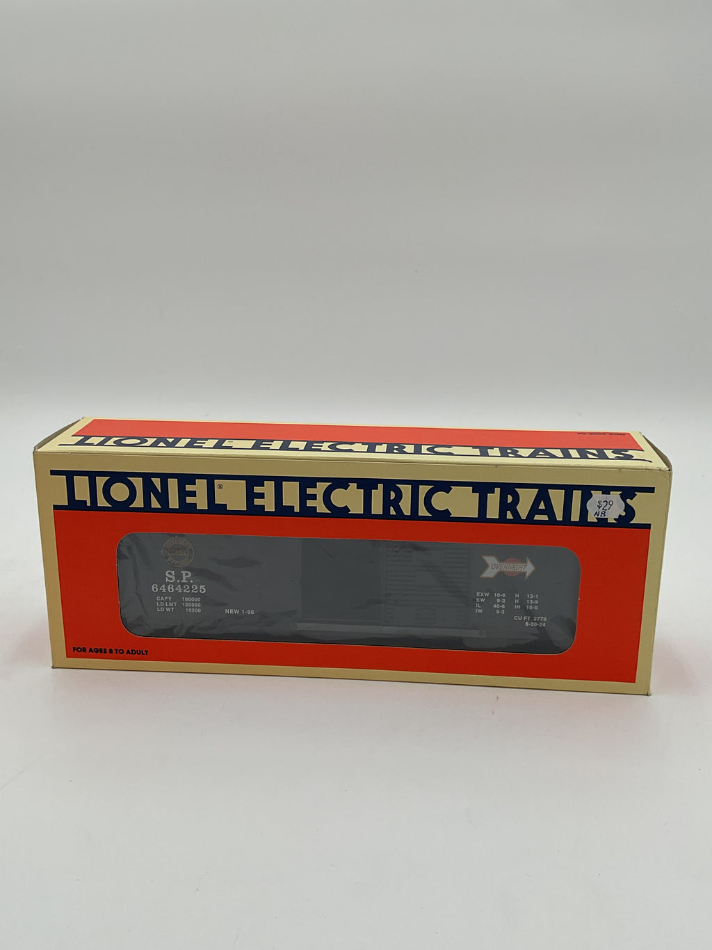 Lionel O 19274 Southern Pacific Boxcar