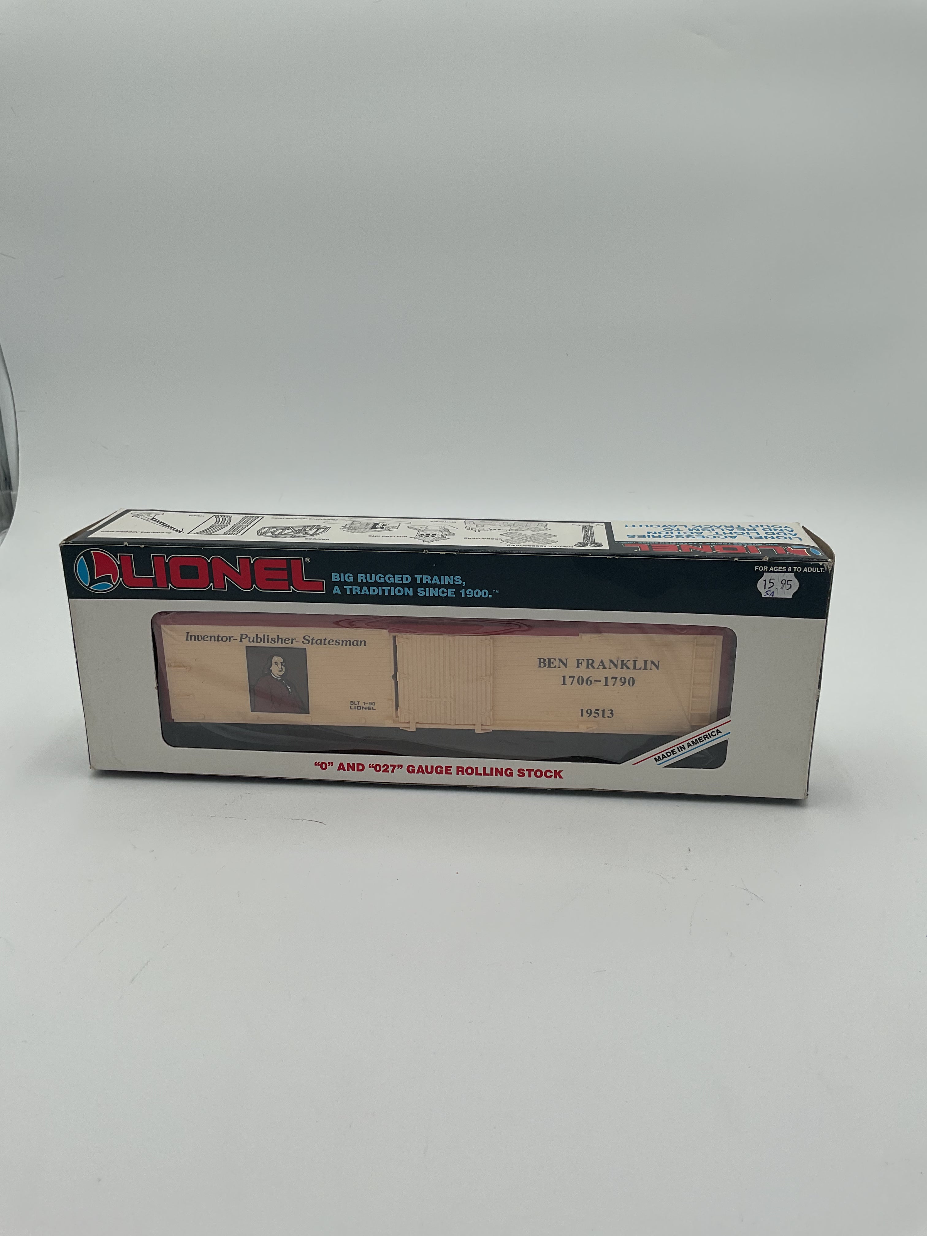 Lionel O 19513 Ben Franklin Reefer