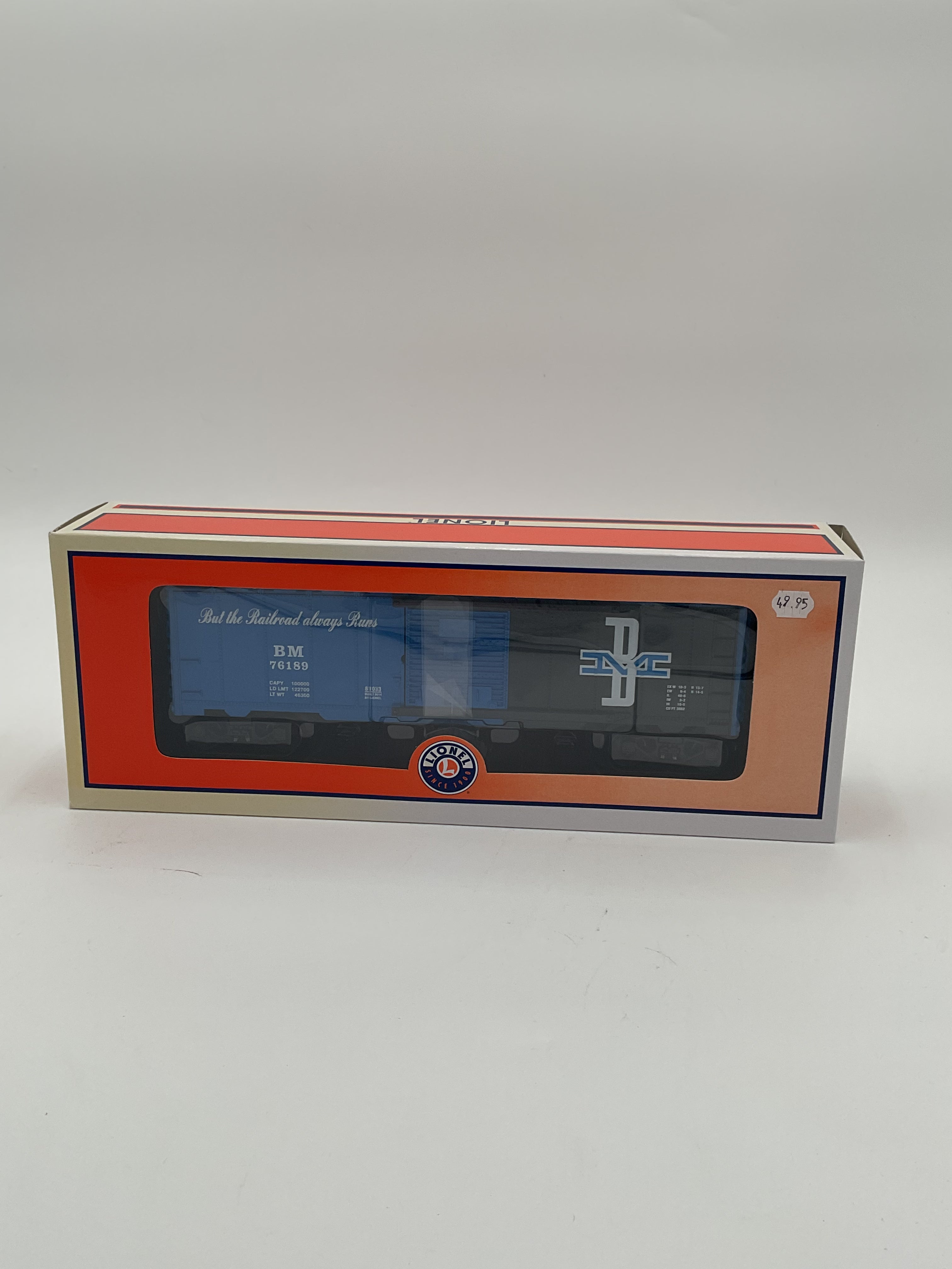 Lionel O 76189 B&M 6464 Boxcar