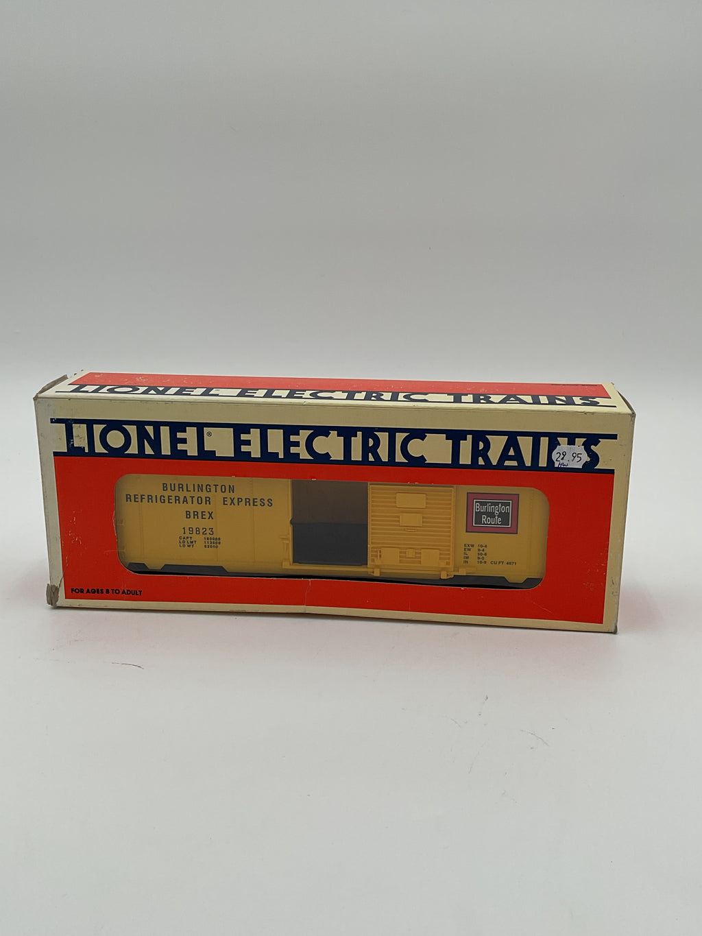 Lionel O 19823 Burlington Ice Car
