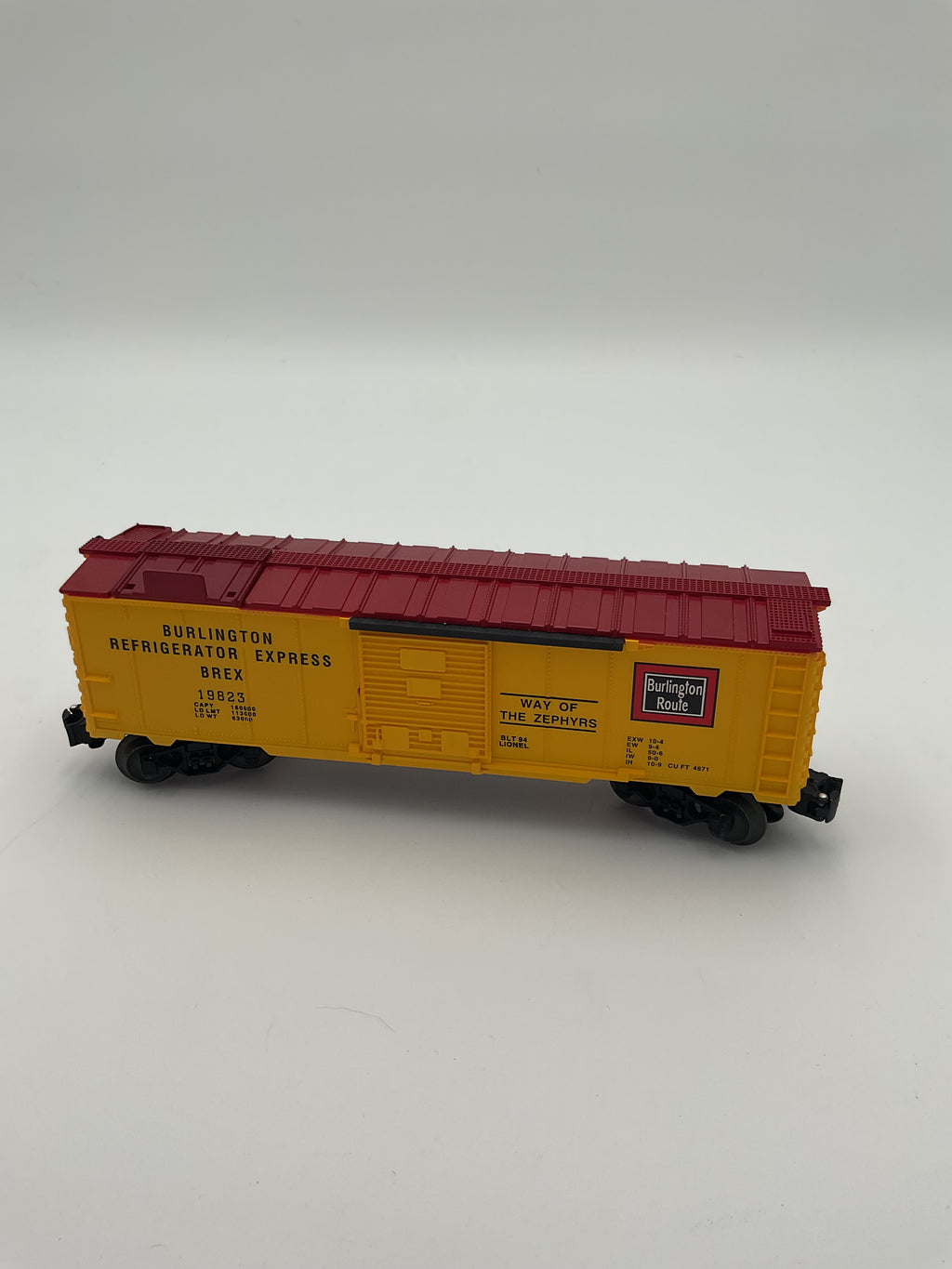 Lionel O 19823 Burlington Ice Car