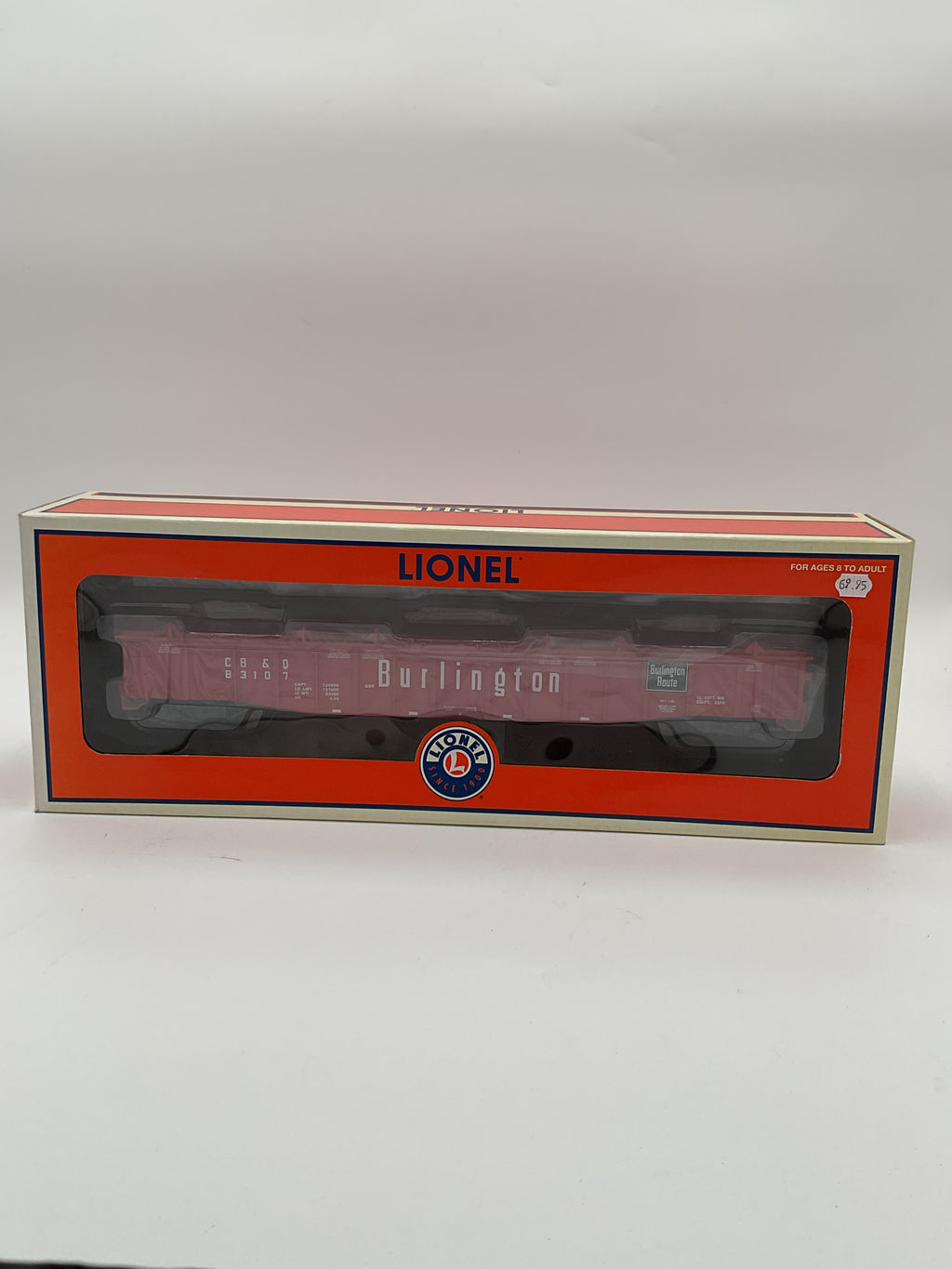 Lionel O 17471 Burlington PS-5 Gondola with Covers